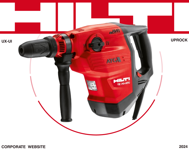 HILTI/Corporate website/UX-UI Design — Интерфейсы, Анимация на Dprofile