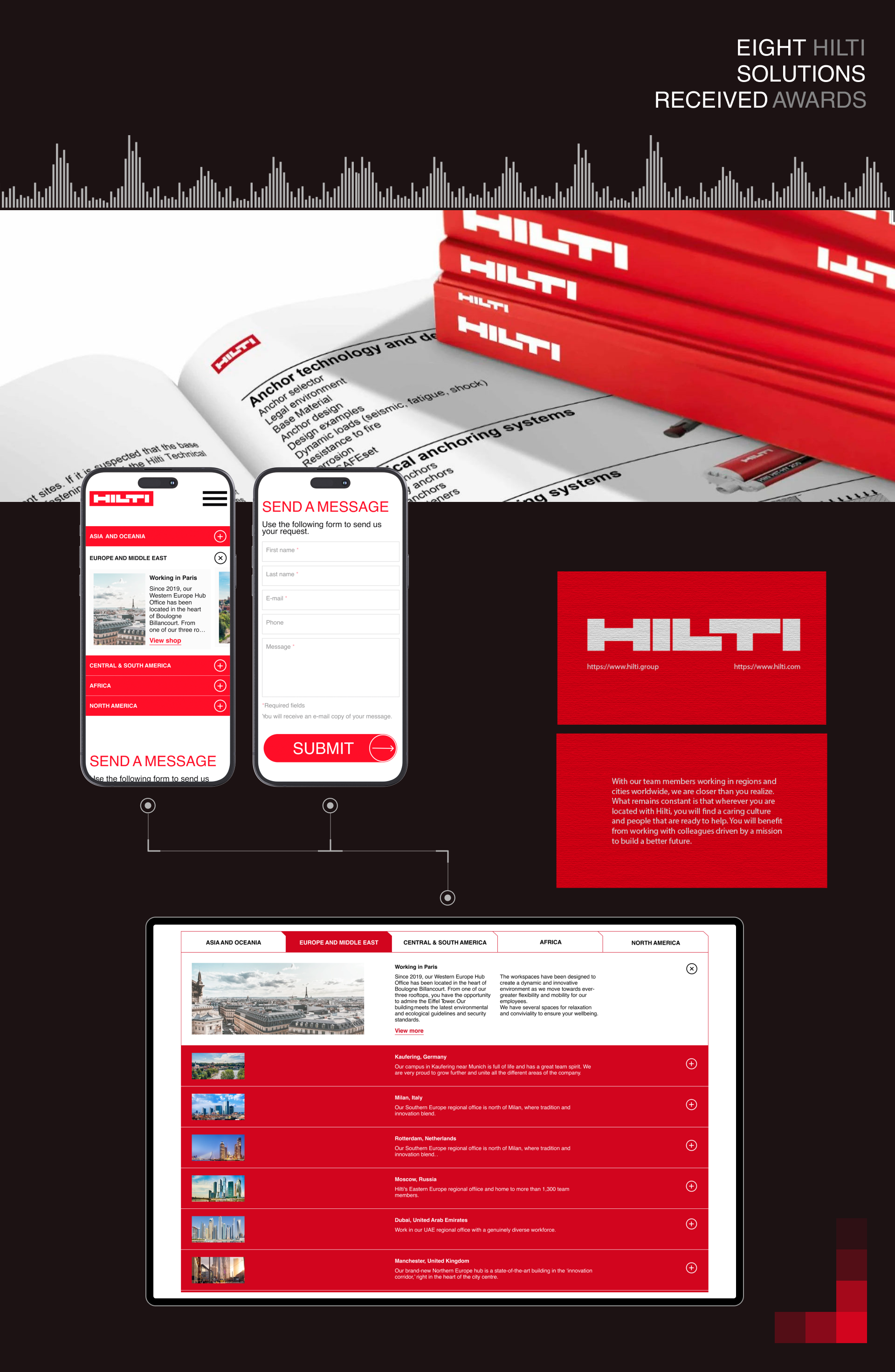 HILTI/Corporate website/UX-UI Design — Изображение №14 — Интерфейсы, Анимация на Dprofile