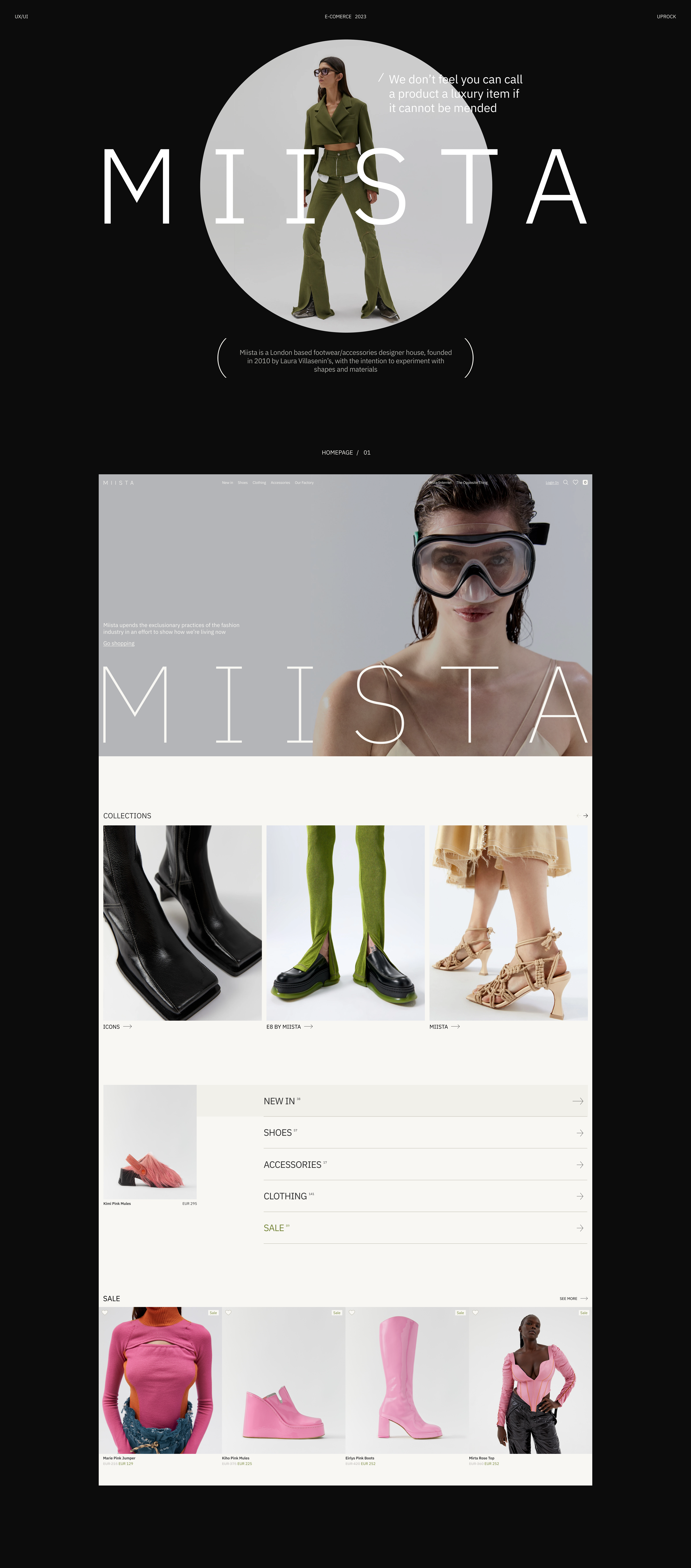 MIISTA | E-Сommerce — Изображение №1 — Интерфейсы, Маркетинг на Dprofile