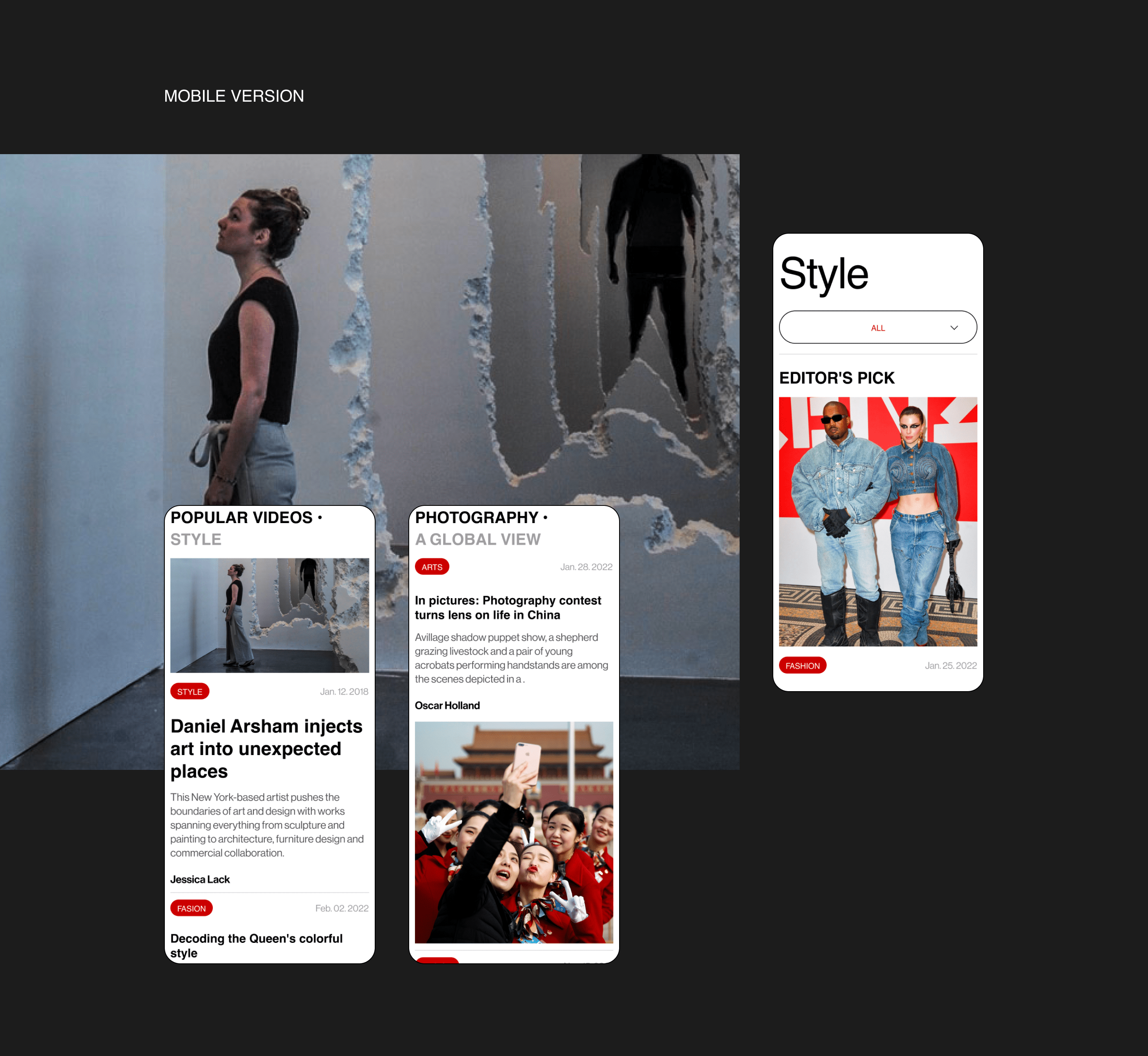 CNN — Изображение №7 — Интерфейсы, Брендинг на Dprofile