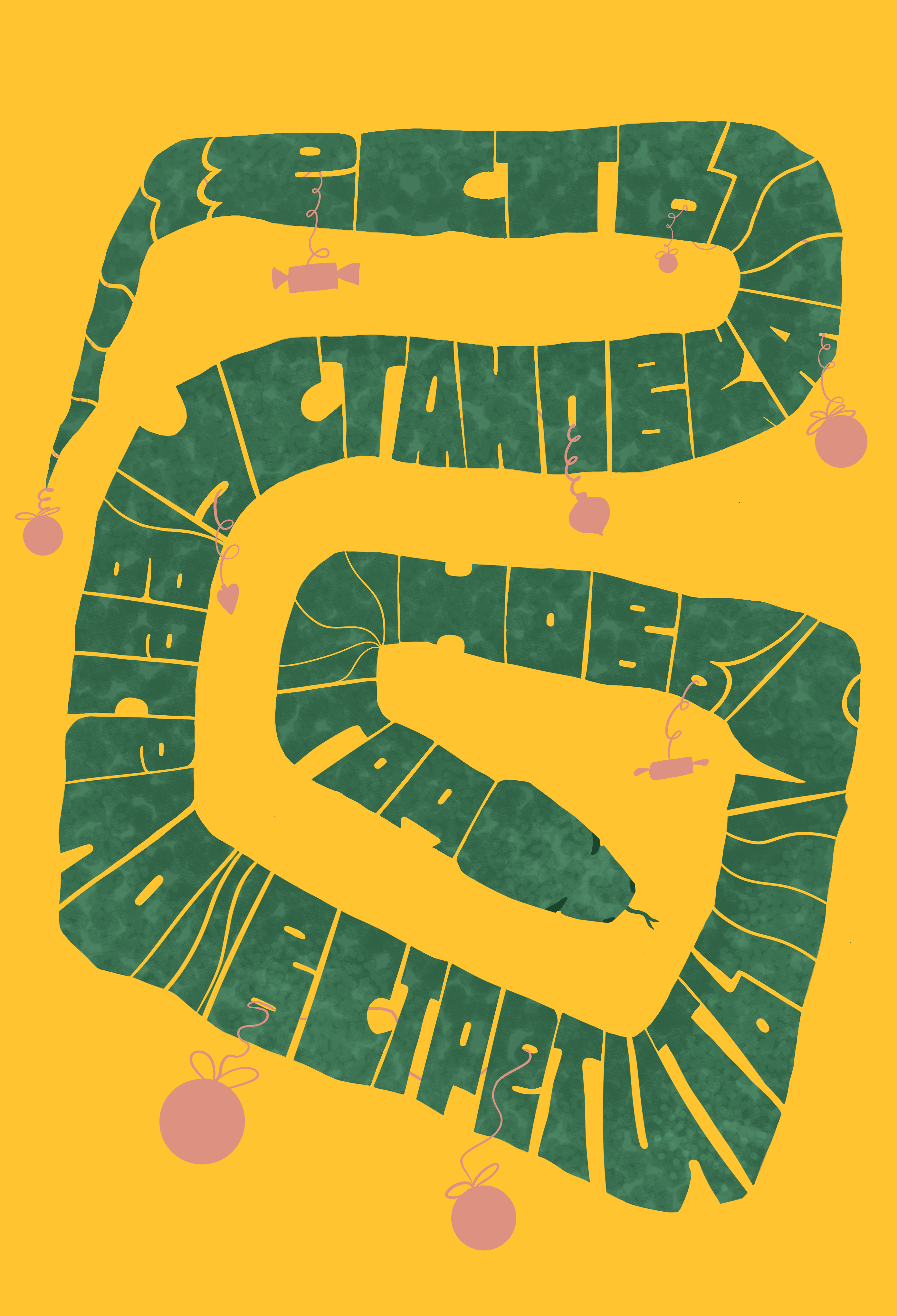 Новогодние открытки - леттеринг марафон — Изображение №10 — Иллюстрация, Графика на Dprofile