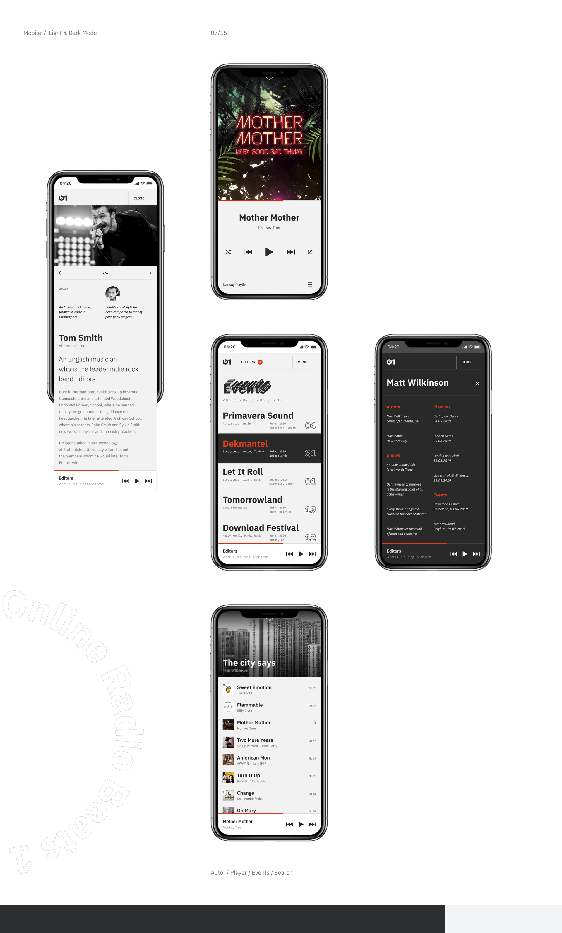 Online Radio Beats 1 — Изображение №7 — Интерфейсы на Dprofile