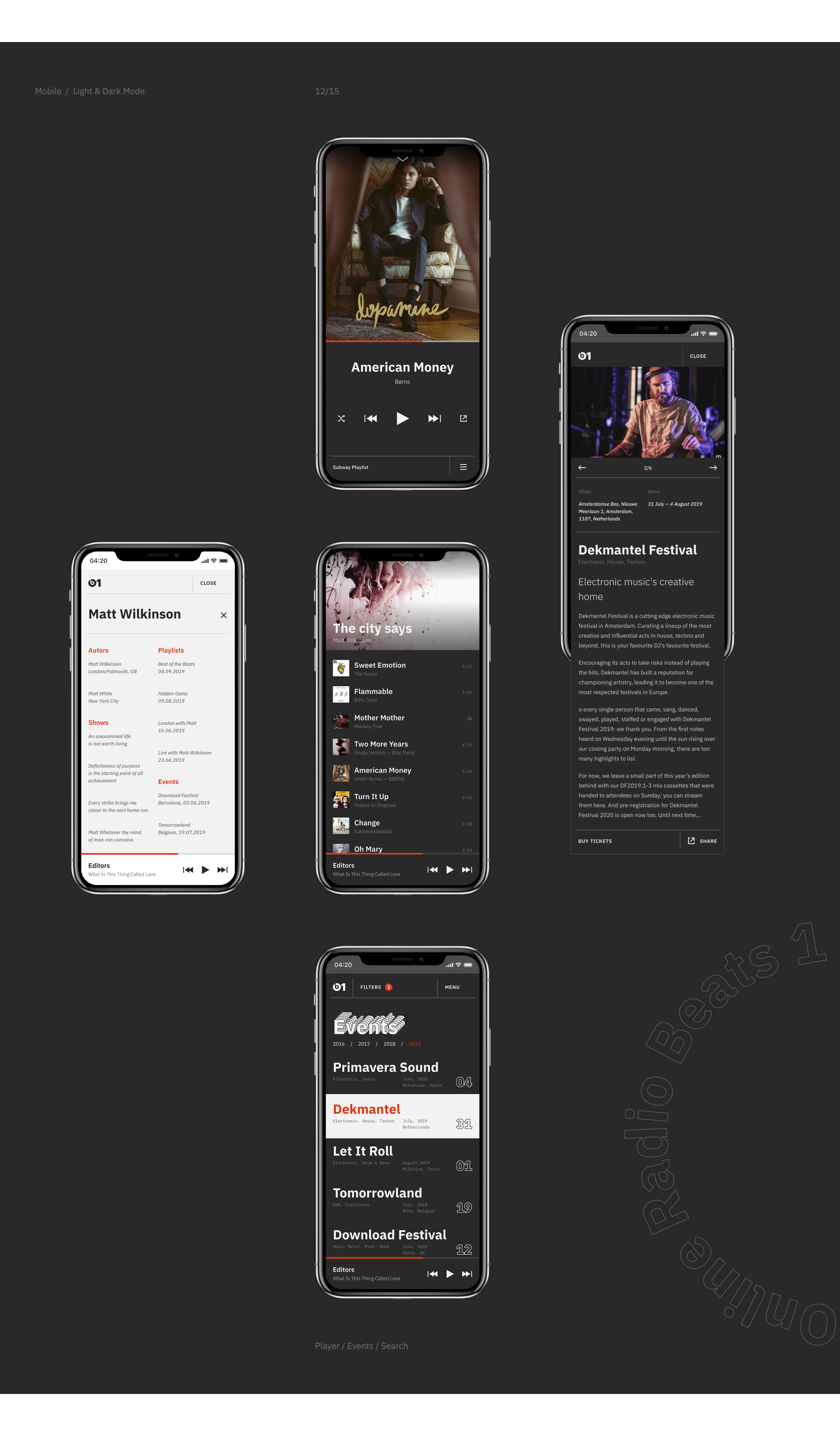 Online Radio Beats 1 — Изображение №10 — Интерфейсы на Dprofile