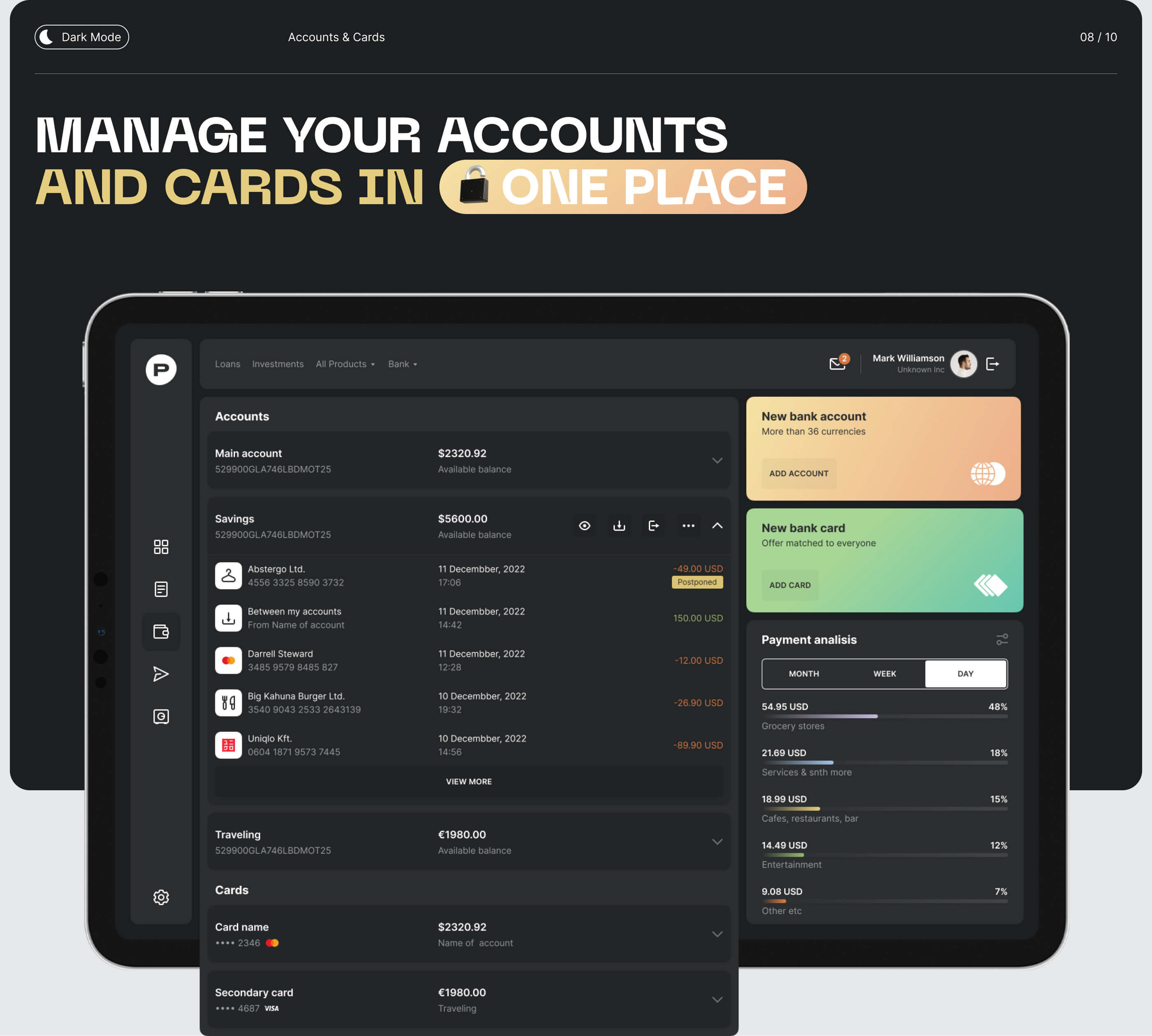 Online Banking — Изображение №11 — Интерфейсы на Dprofile