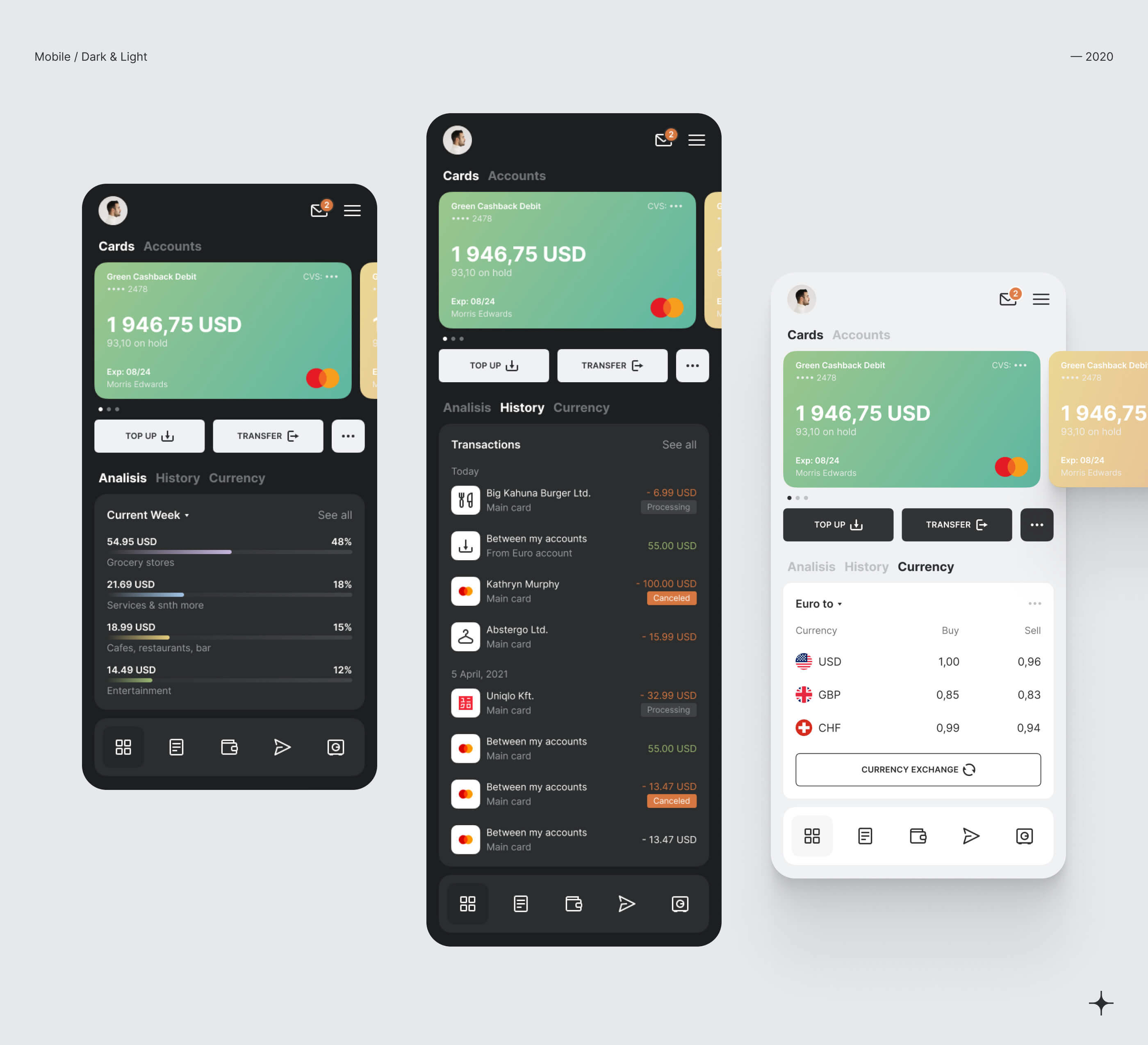 Online Banking — Изображение №4 — Интерфейсы на Dprofile