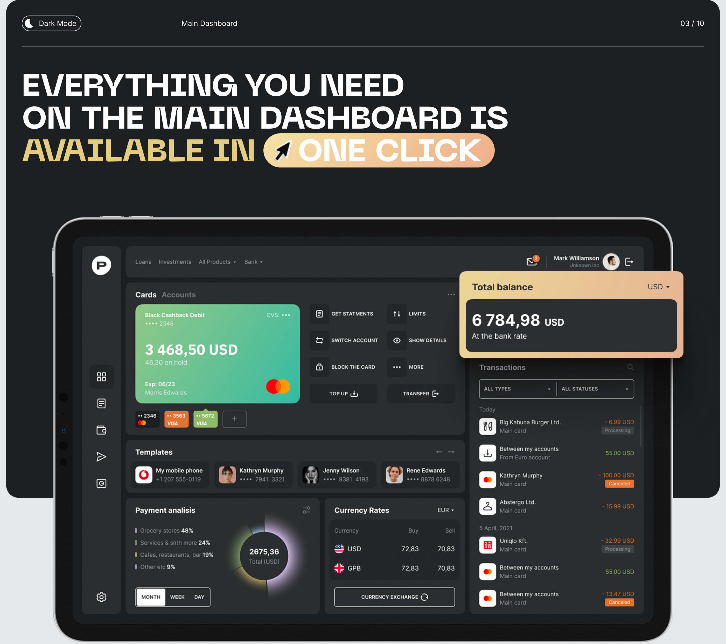 Online Banking — Изображение №3 — Интерфейсы на Dprofile