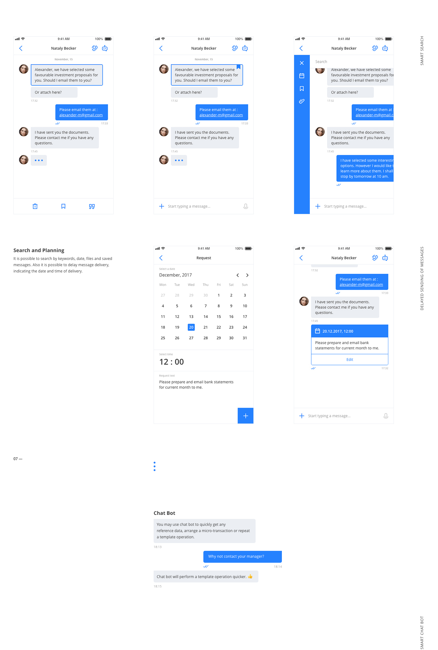 Mobile Bank Messenger — Изображение №5 — Интерфейсы на Dprofile