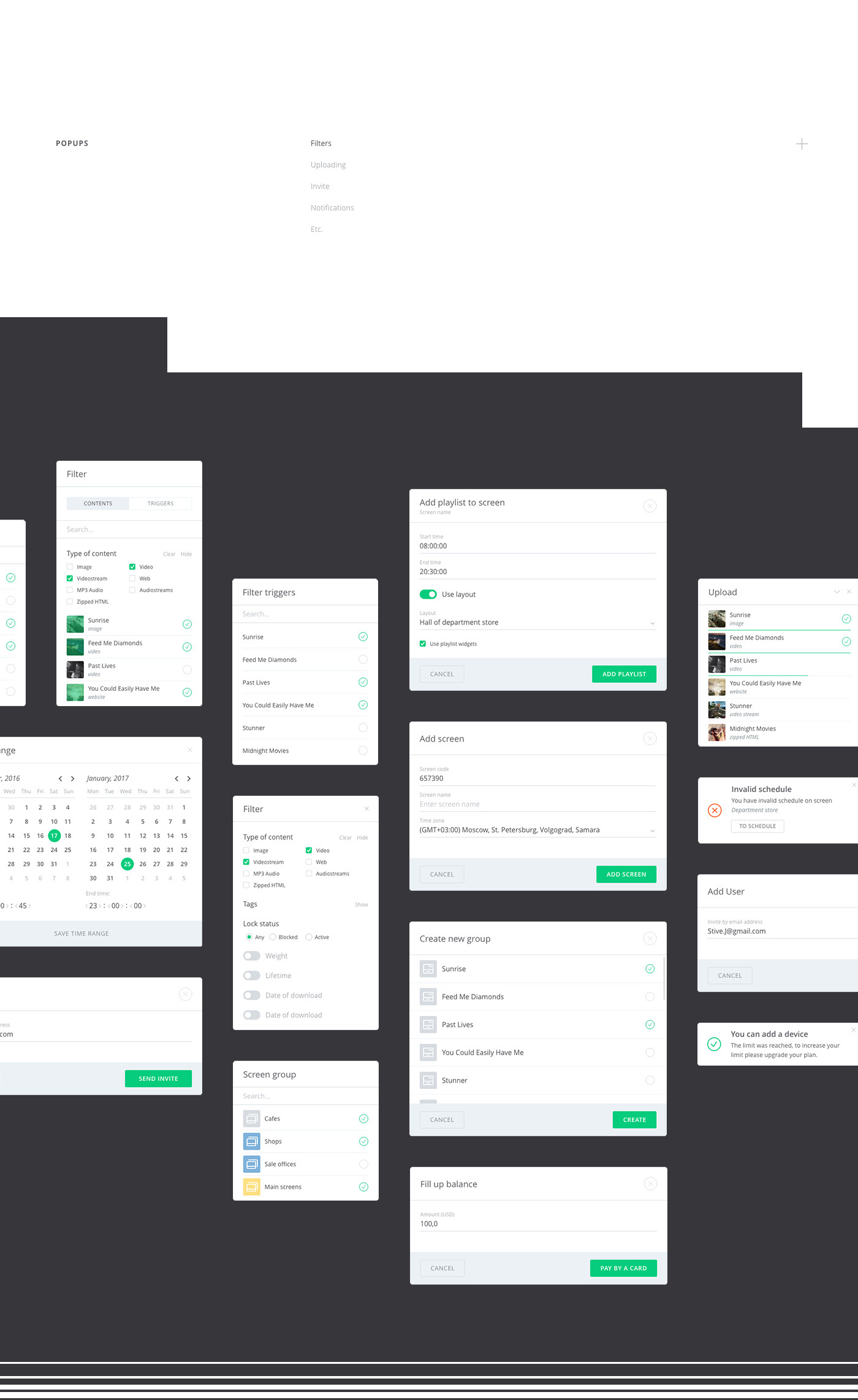 Look Content Manager — Изображение №13 — Интерфейсы на Dprofile