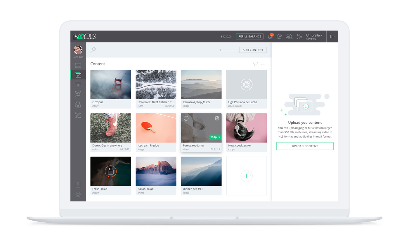 Look Content Manager — Изображение №2 — Интерфейсы на Dprofile