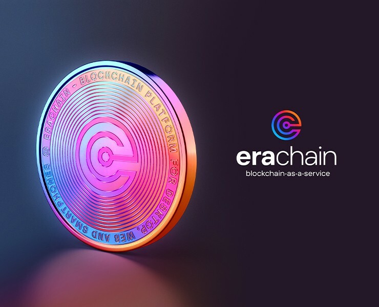 Логотип блокчейн-платформы "Erachain" — Брендинг на Dprofile