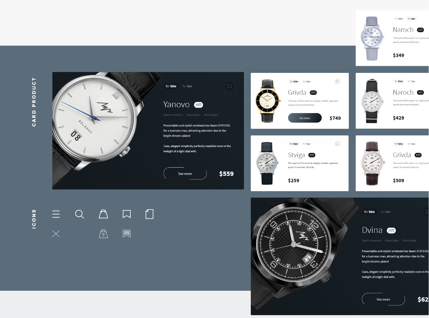 «Луч» | Watch Store — Изображение №5 — Интерфейсы на Dprofile