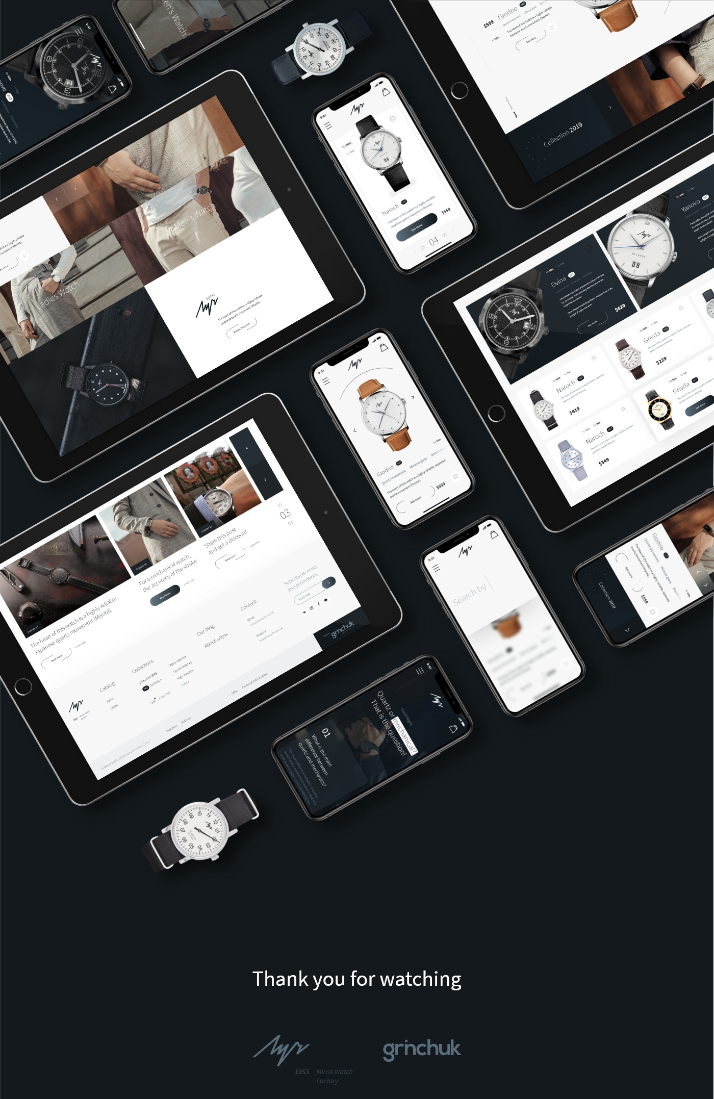 «Луч» | Watch Store — Изображение №16 — Интерфейсы на Dprofile