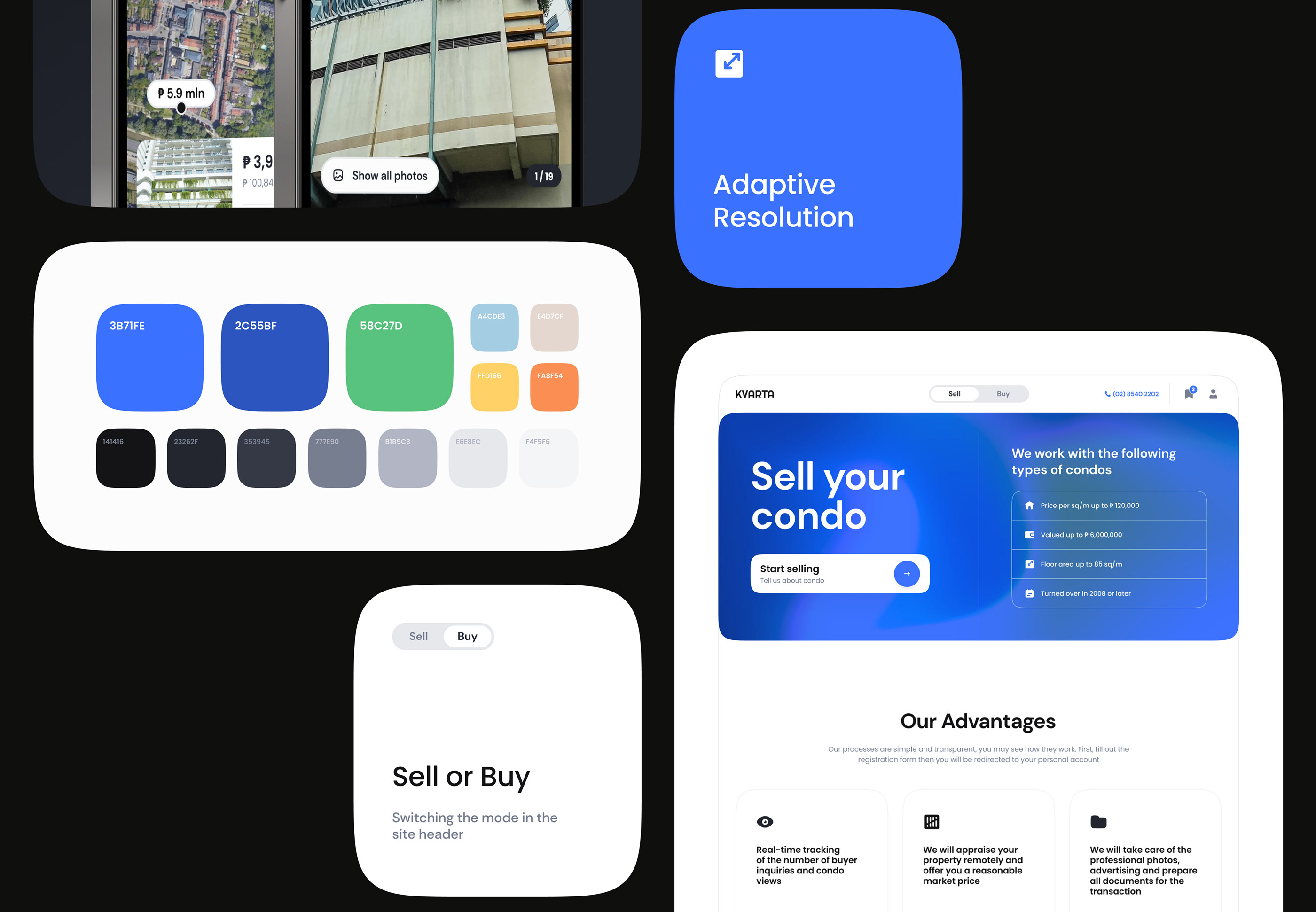 Kvarta | Real Estate Service — Изображение №3 — Интерфейсы на Dprofile