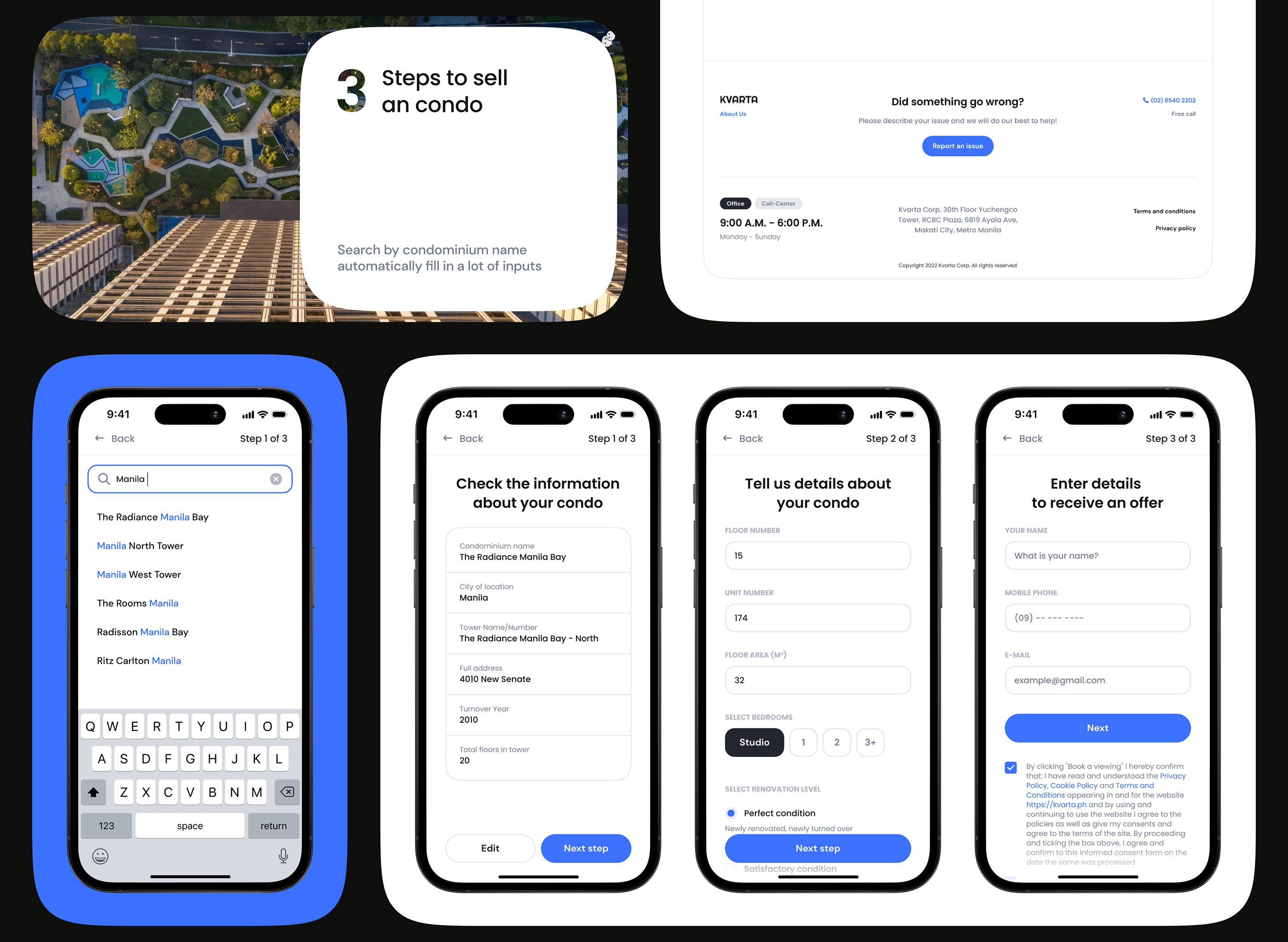 Kvarta | Real Estate Service — Изображение №5 — Интерфейсы на Dprofile