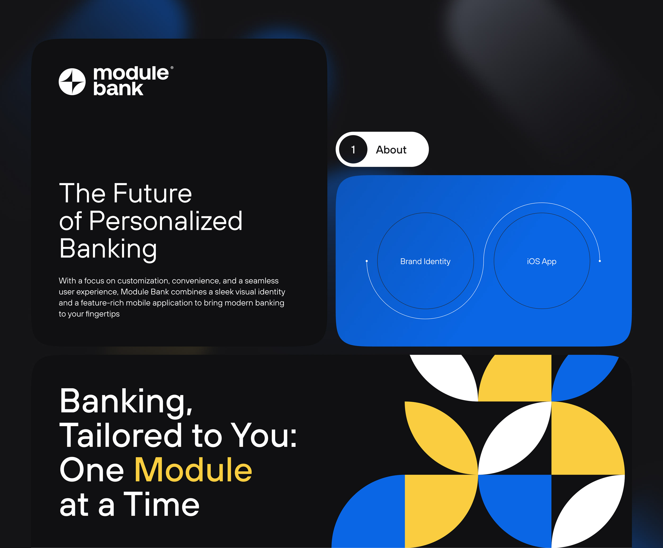 Module Bank | Customizable App — Изображение №2 — Интерфейсы, Брендинг на Dprofile