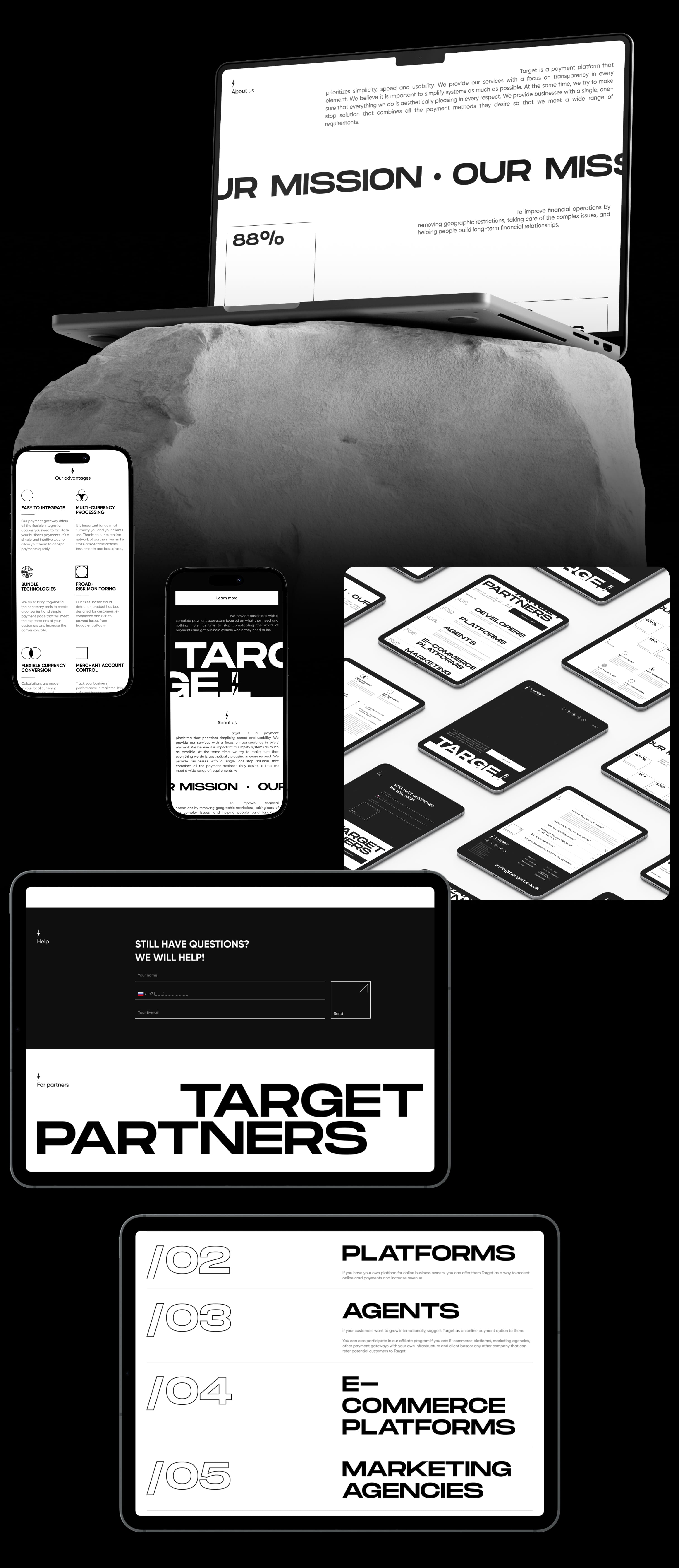 Разработка дизайна для fintech-компании / TARGET — Изображение №5 — Интерфейсы, Брендинг на Dprofile