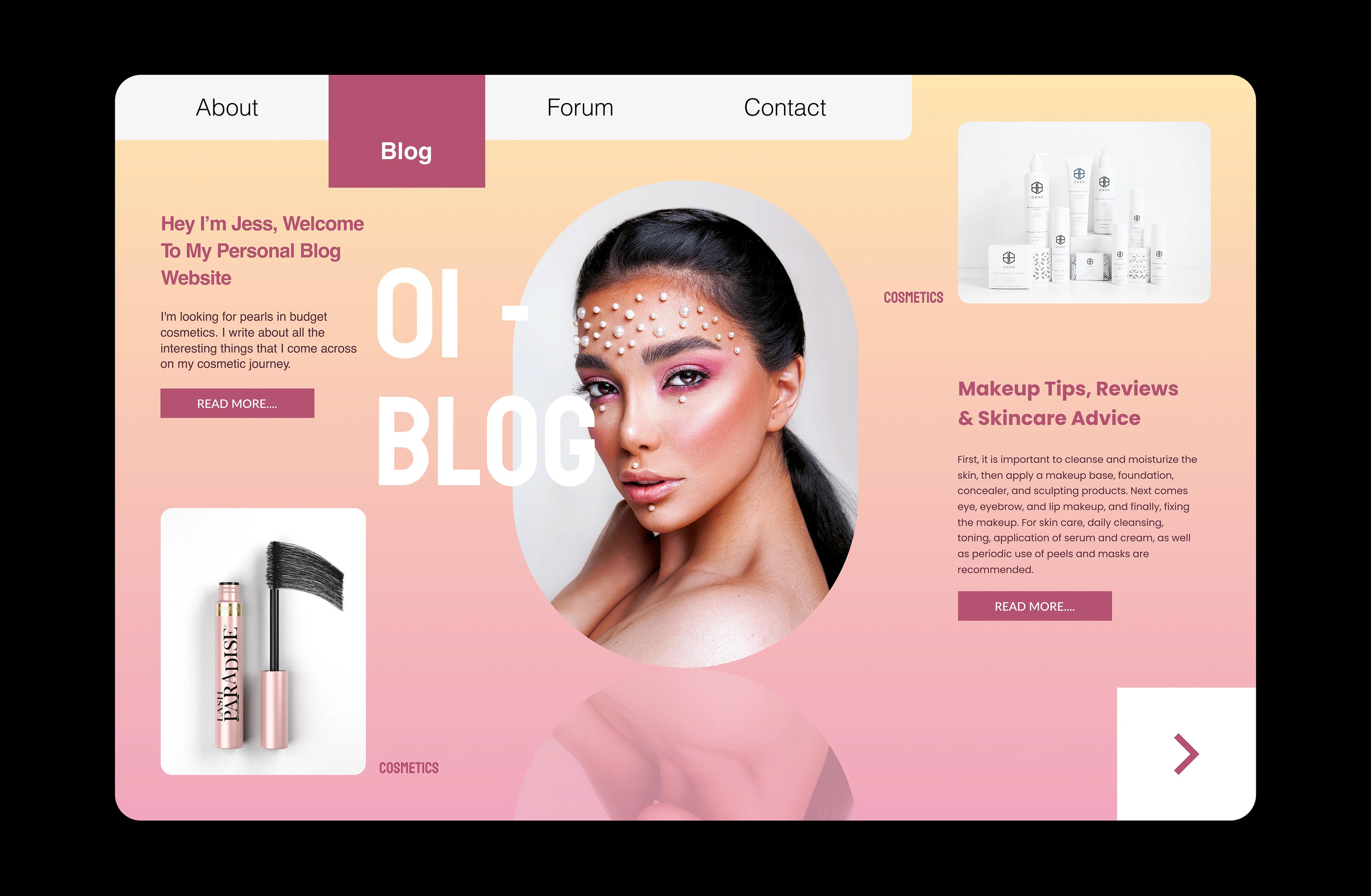 МТС \ Дизайн система для бьюти - блога — Изображение №1 — Интерфейсы на Dprofile