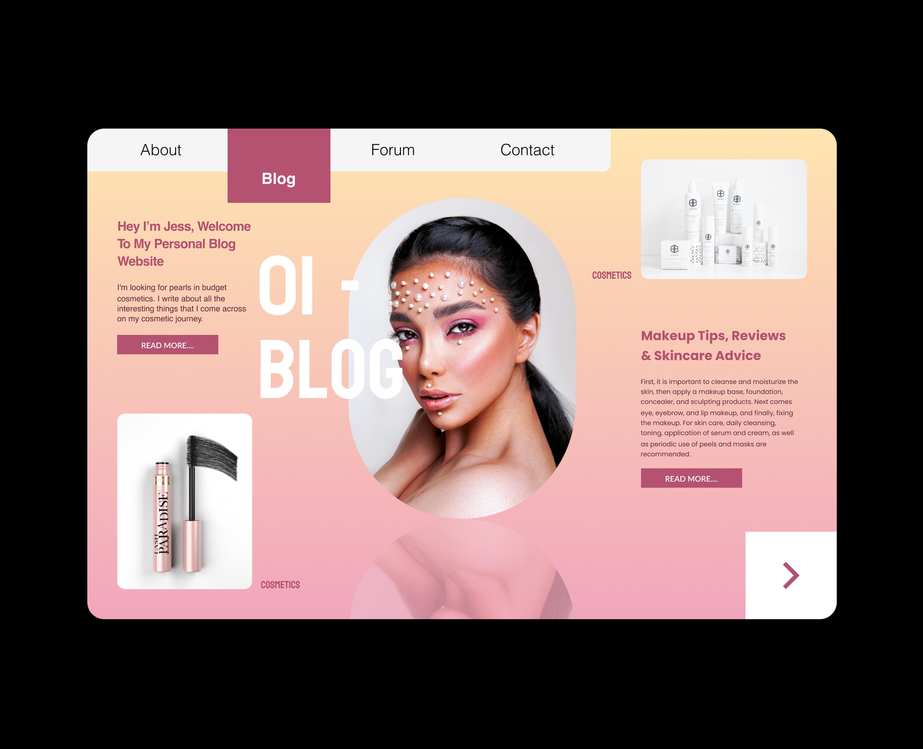 МТС \ Дизайн система для бьюти - блога — Интерфейсы на Dprofile