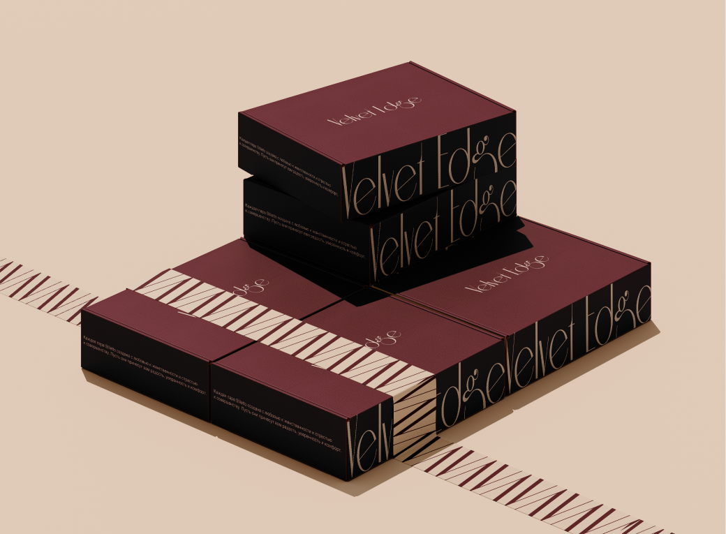 Бутик женской обуви «Velvet Edge» — Изображение №4 — Брендинг на Dprofile