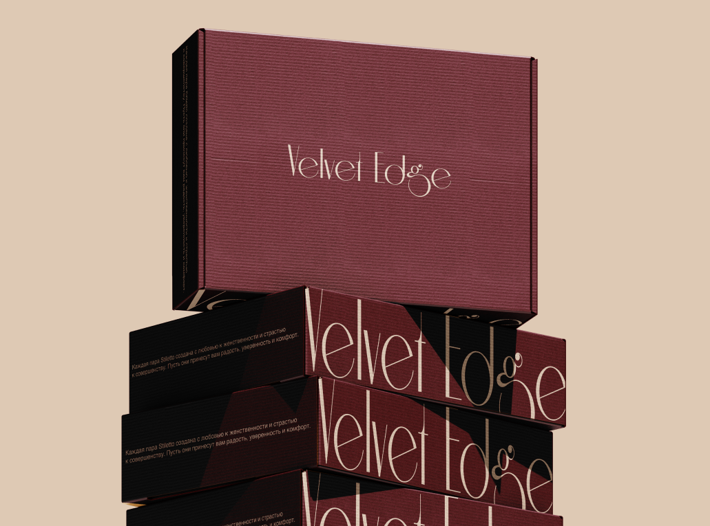 Бутик женской обуви «Velvet Edge» — Изображение №3 — Брендинг на Dprofile