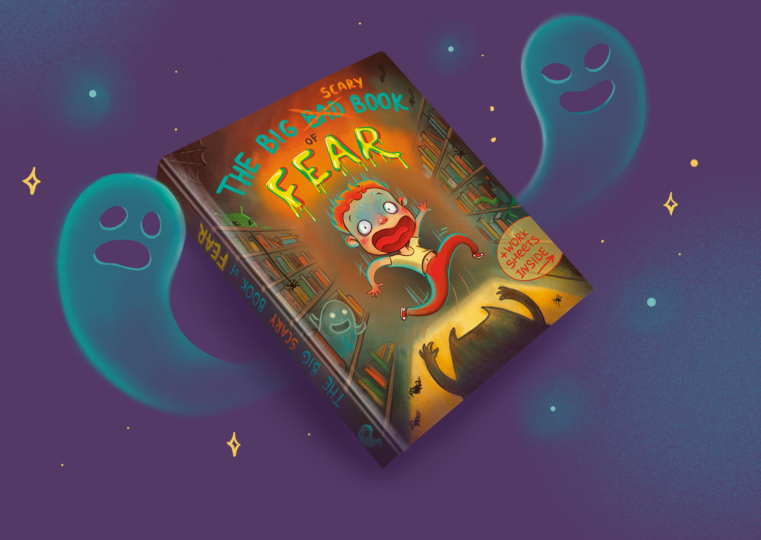 Нон-фикшн книга о страхе, для детей 7-11 лет — Изображение №2 — Иллюстрация, Графика на Dprofile