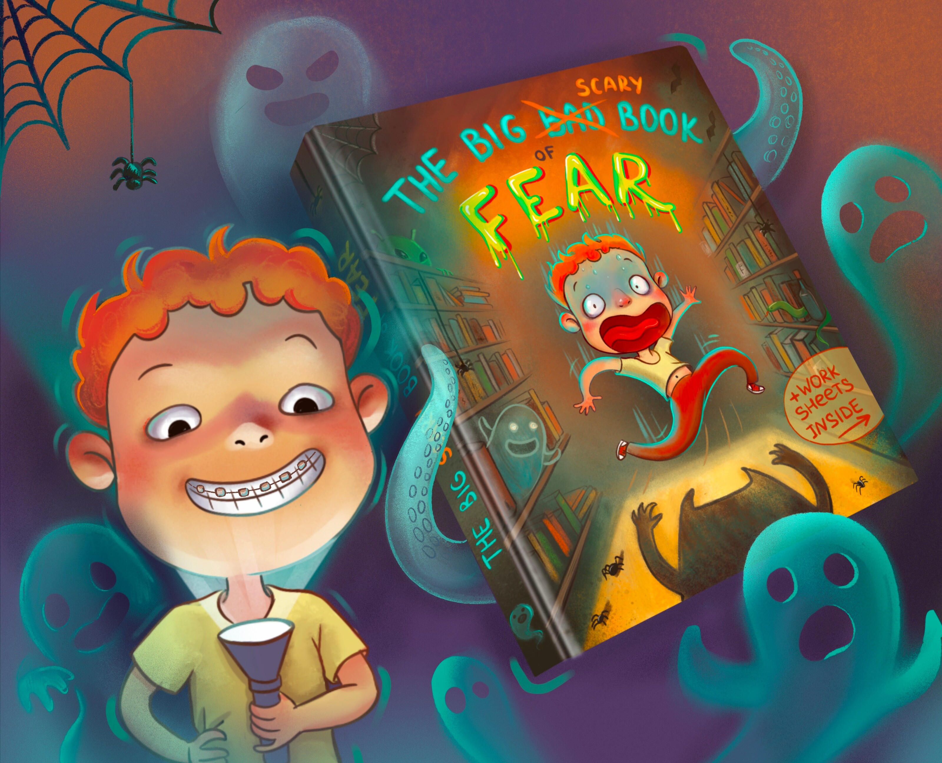 Нон-фикшн книга о страхе, для детей 7-11 лет на Dprofile
