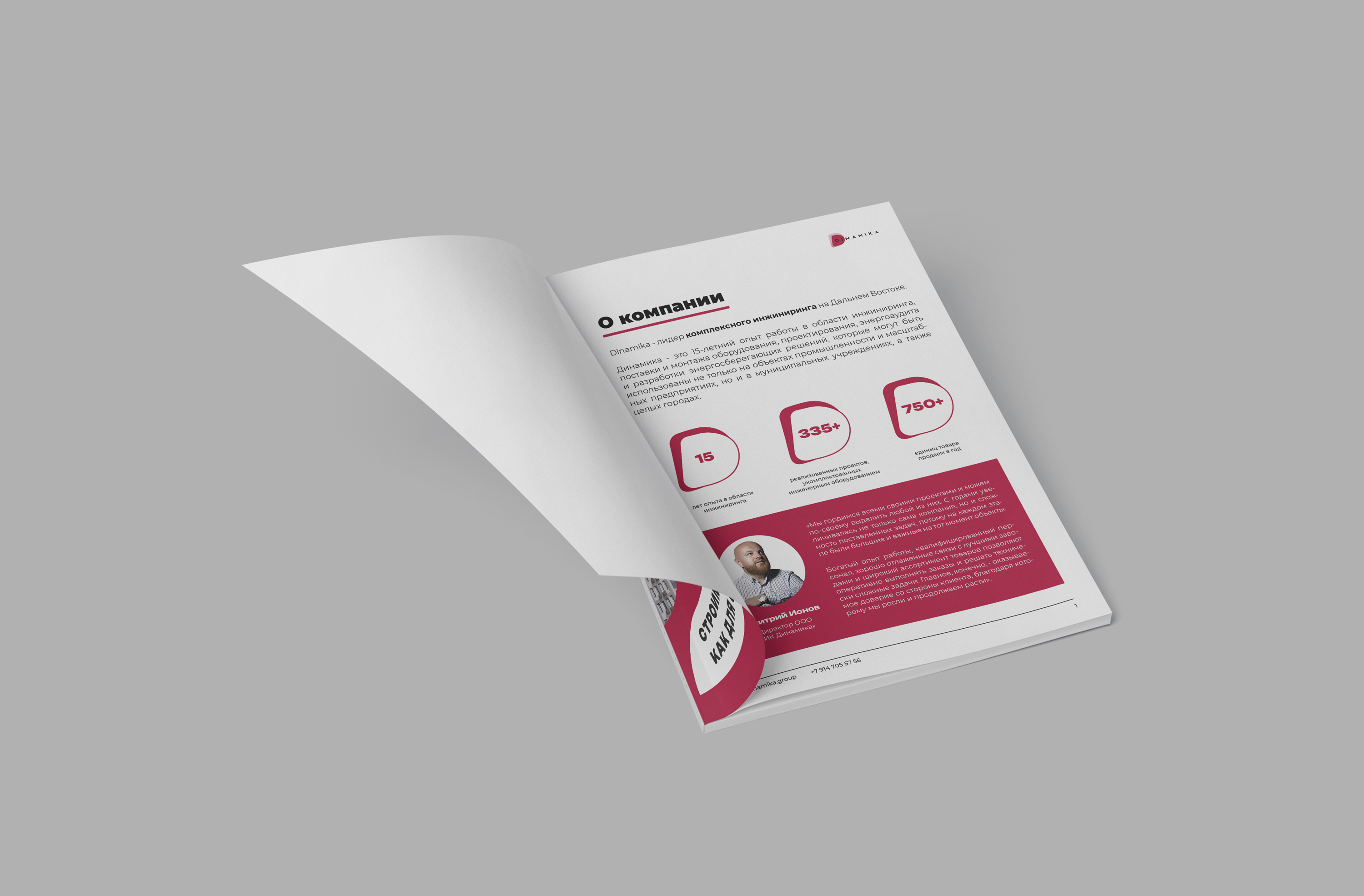 Брошюра / верстка / инженерная компания — Изображение №2 — Брендинг, Графика на Dprofile