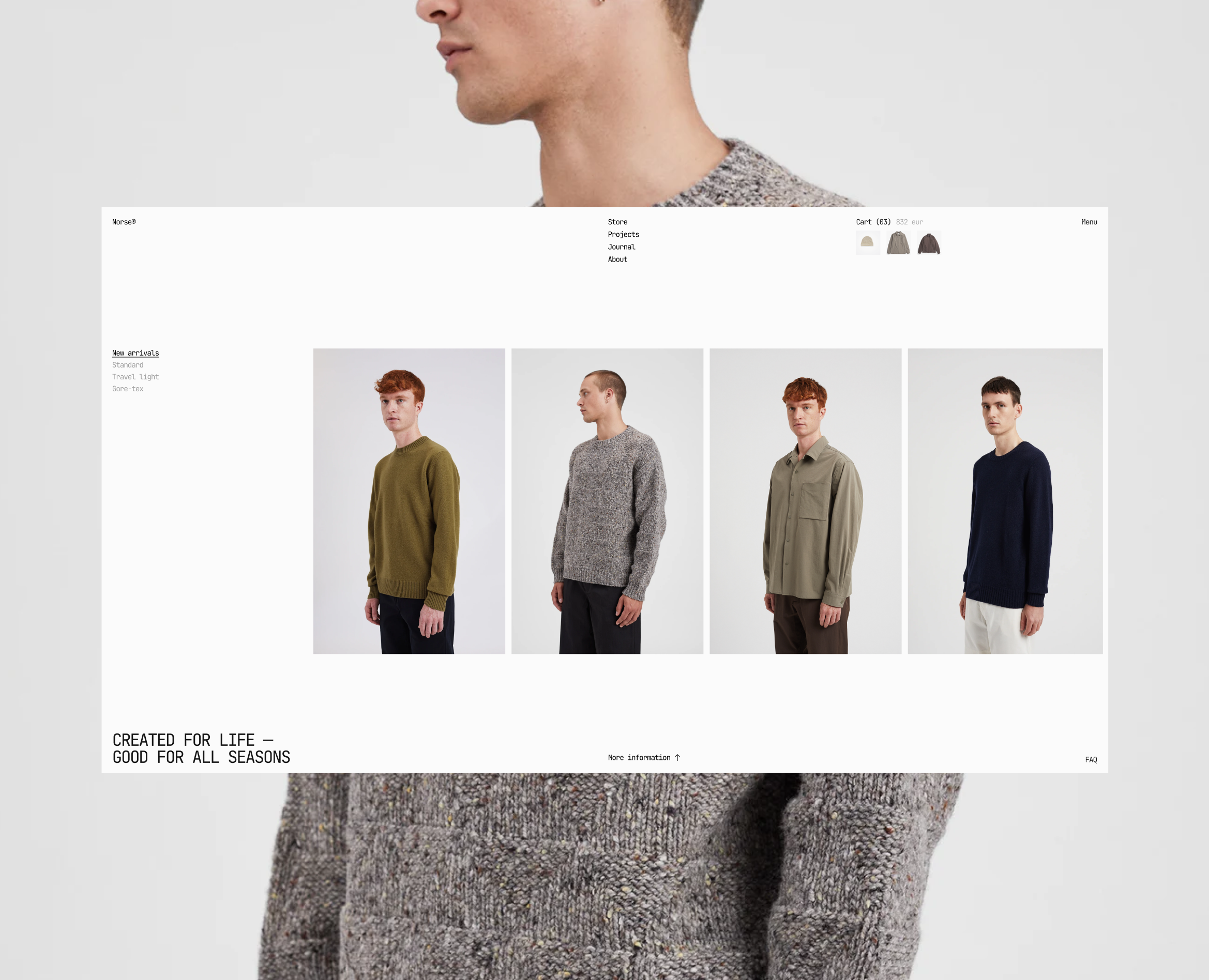 Norse® | Redesign concept на Dprofile