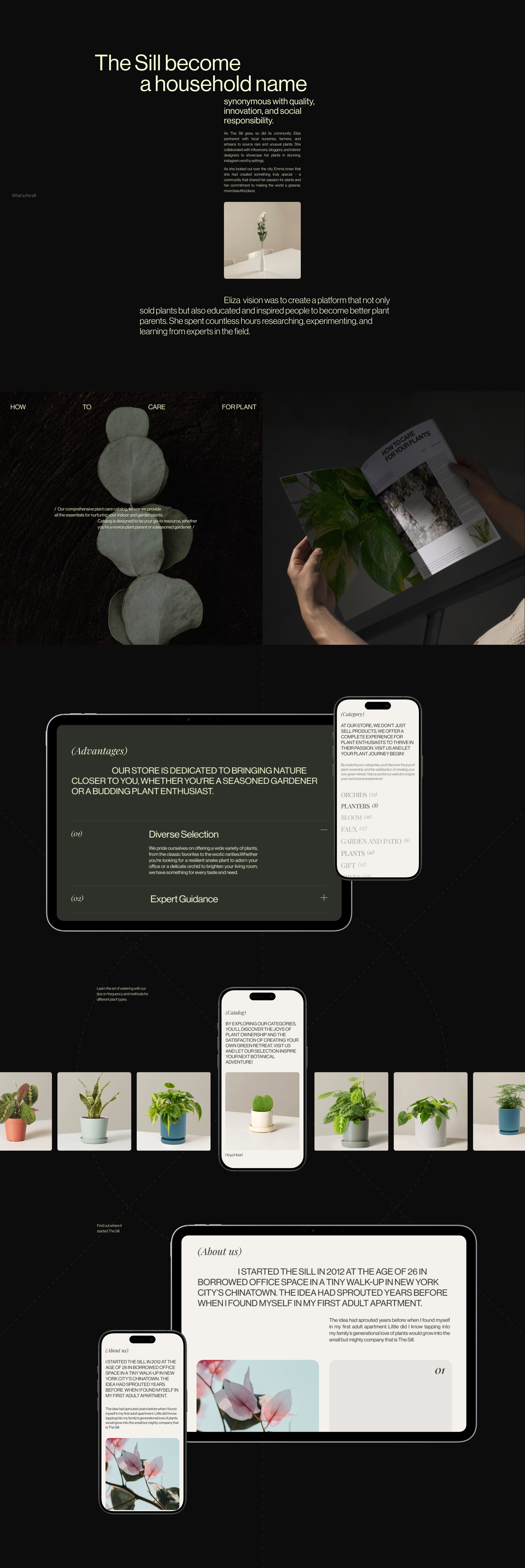 The Sill | Landing page — Изображение №6 — Интерфейсы, Анимация на Dprofile