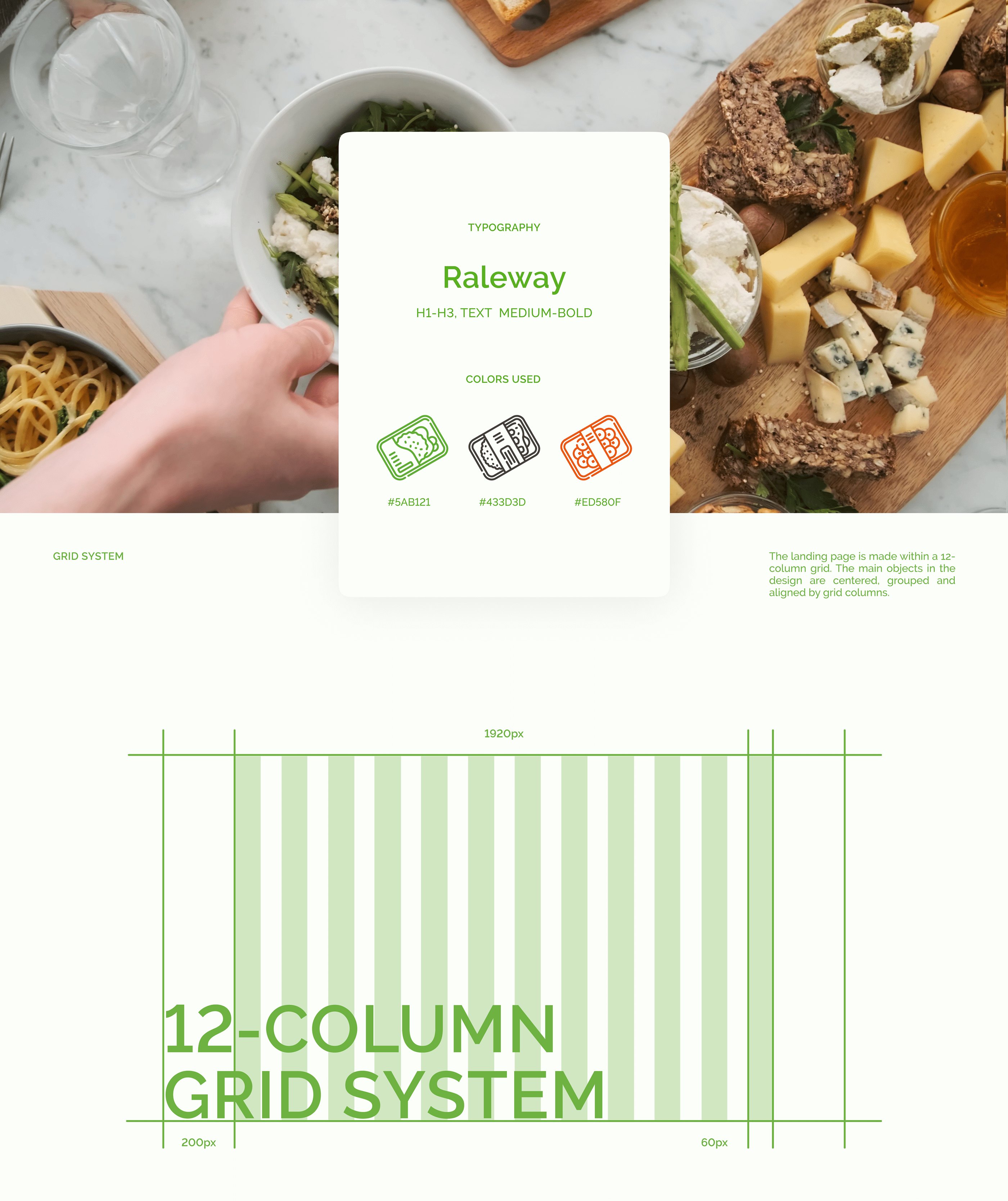 Healthy food delivery | Landing page — Изображение №6 — Интерфейсы на Dprofile