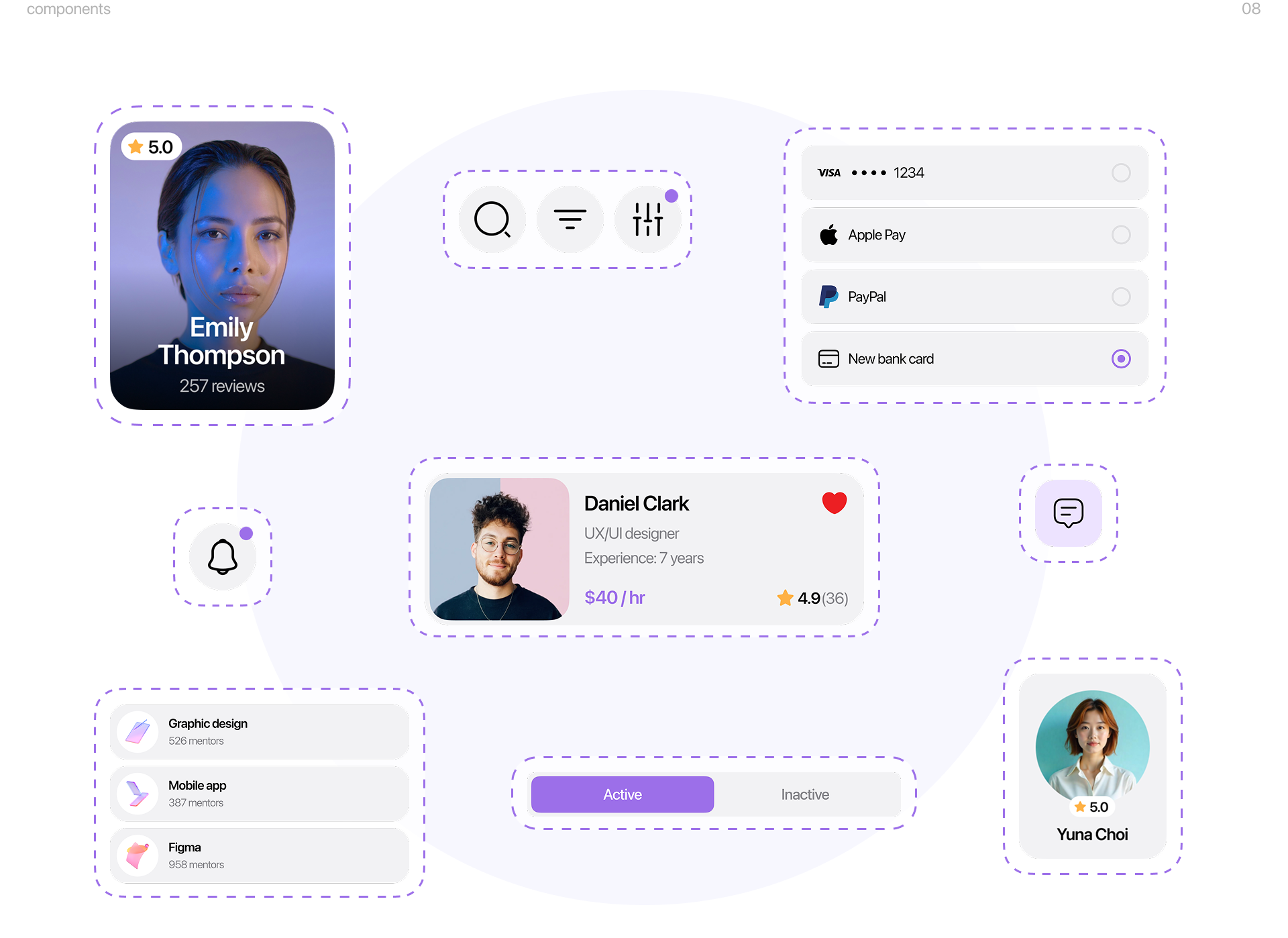 Mentorium | Mobile app design — Изображение №13 — Интерфейсы на Dprofile