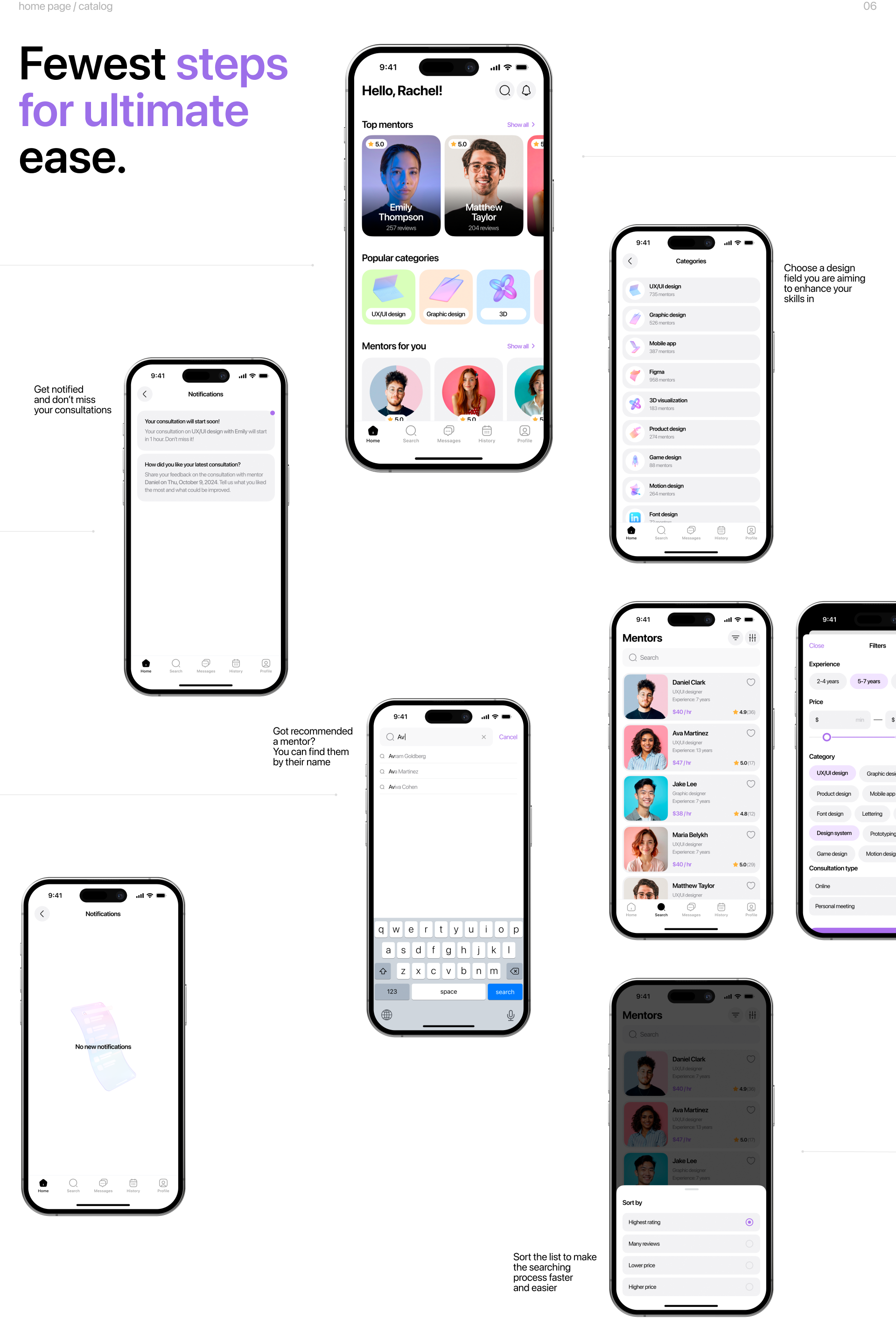 Mentorium | Mobile app design — Изображение №11 — Интерфейсы на Dprofile