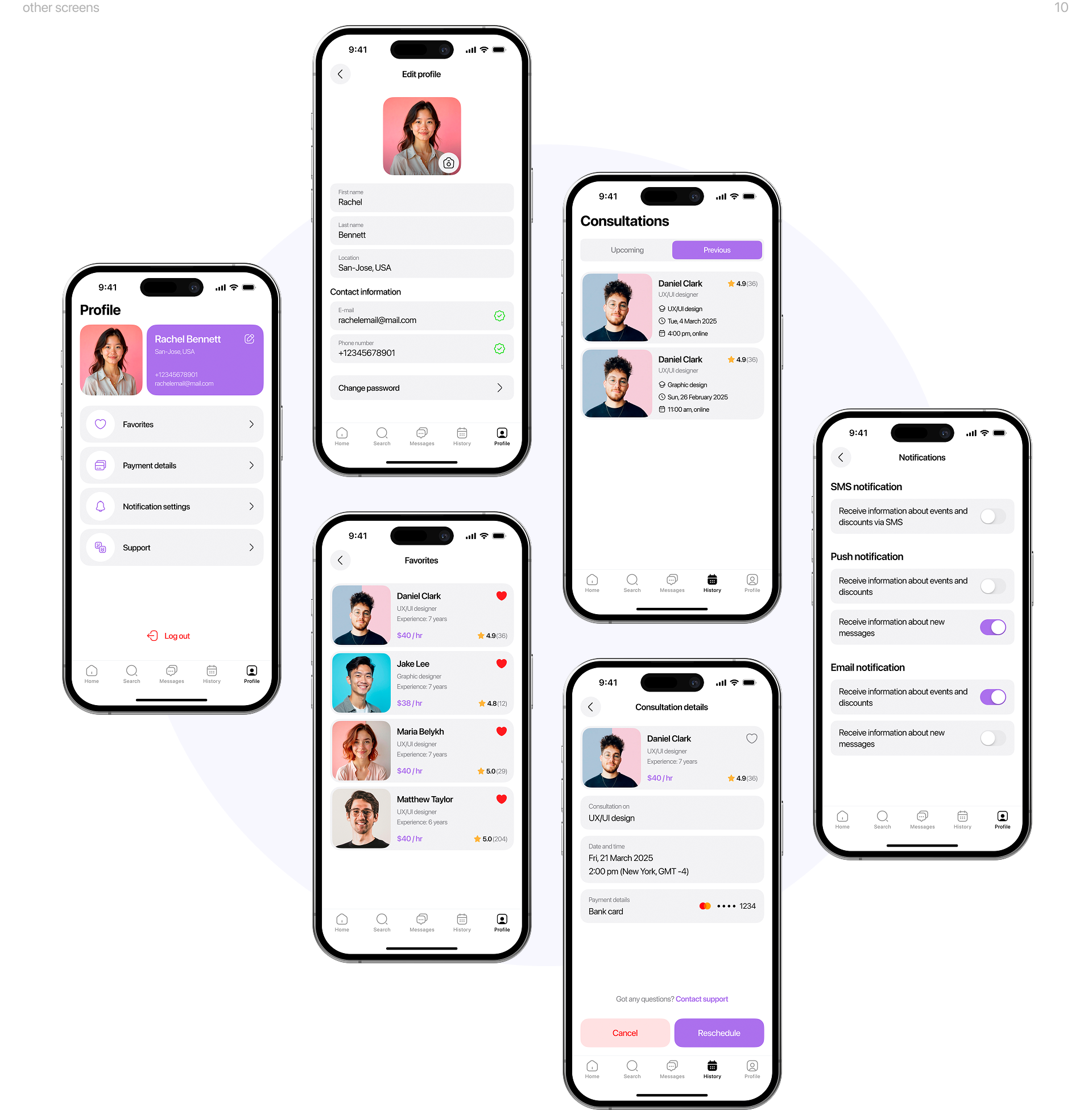 Mentorium | Mobile app design — Изображение №16 — Интерфейсы на Dprofile