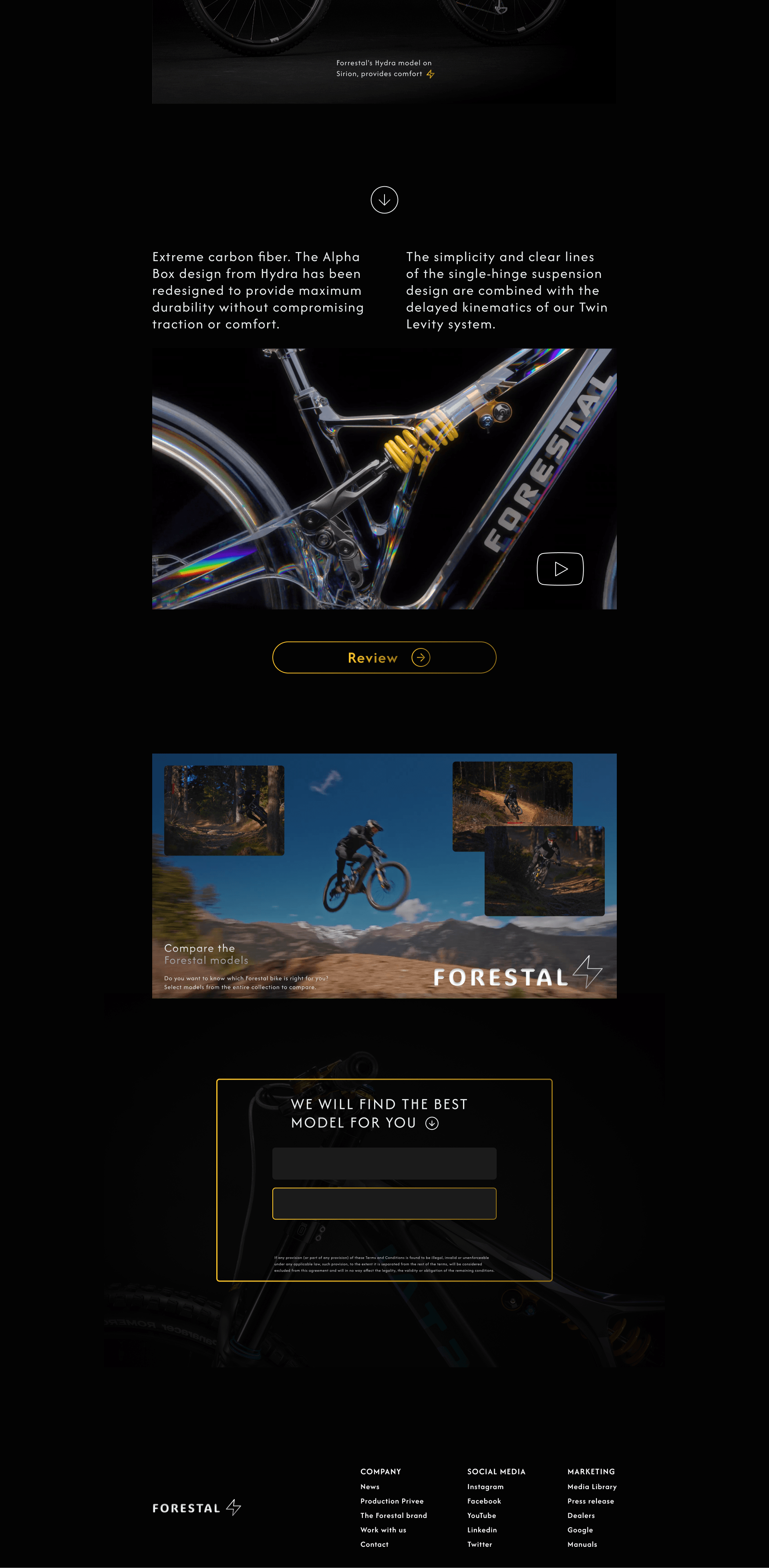 Велосипед Hydra Landing page Hydra Forestal bike — Изображение №2 — Интерфейсы, Брендинг на Dprofile