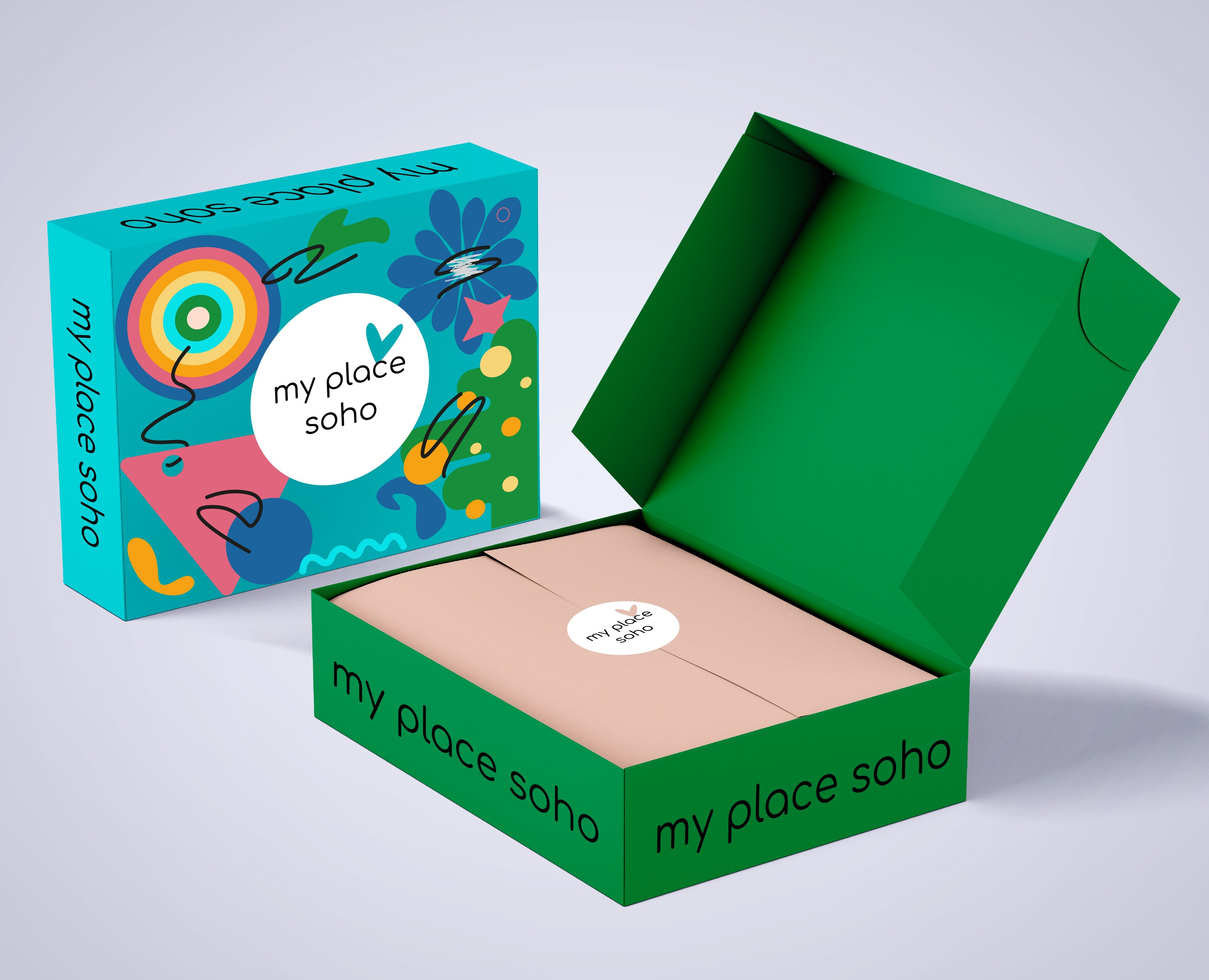 Фирменный стиль кофейни my place soho — Брендинг на Dprofile