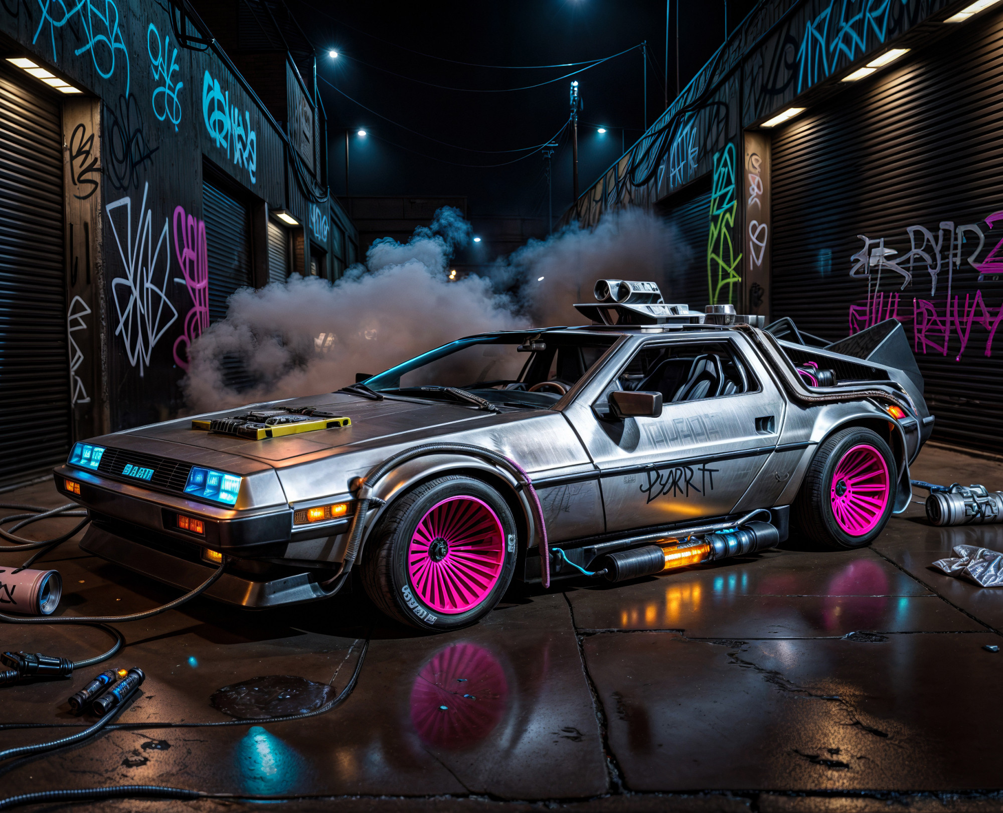 DeLorean — Иллюстрация на Dprofile