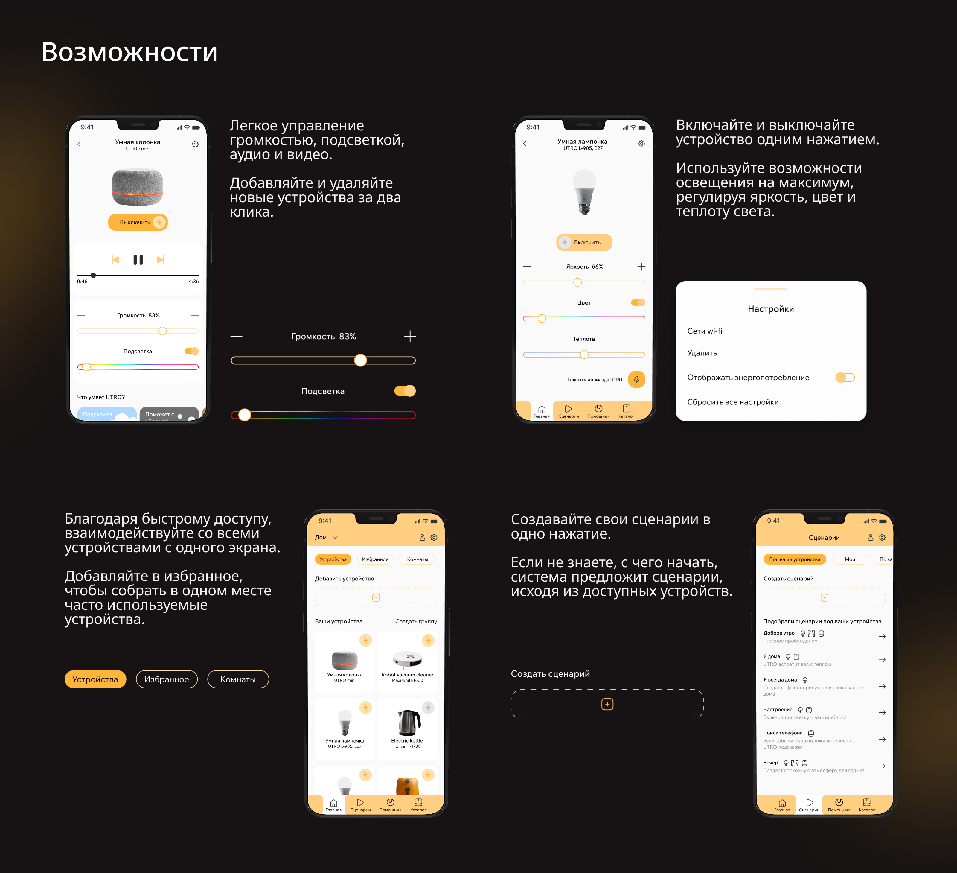 Дизайн мобильного приложения для умного дома — Изображение №10 — Интерфейсы на Dprofile