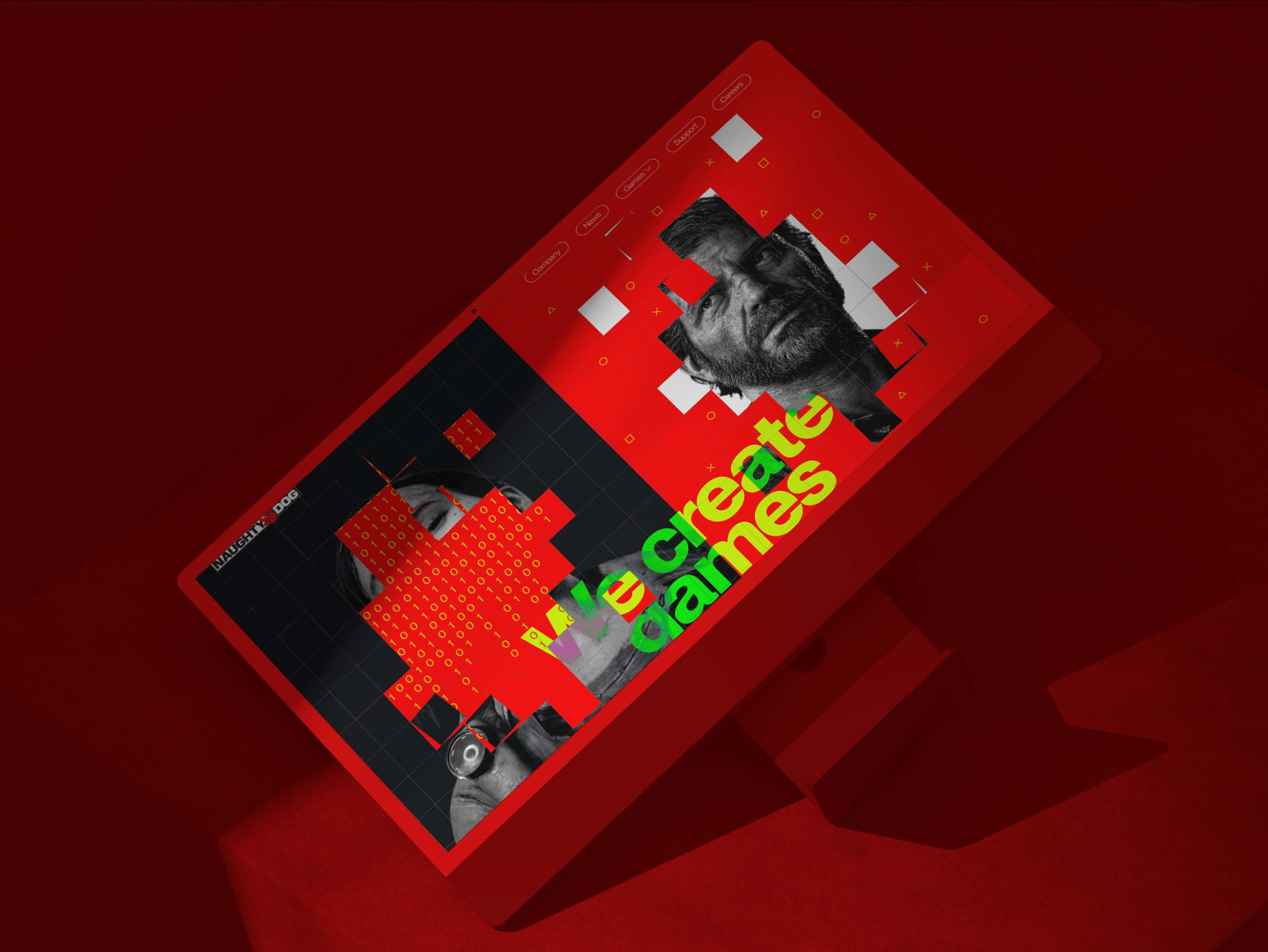 NAUGHTY DOG / Corporate website — Изображение №4 — Интерфейсы на Dprofile