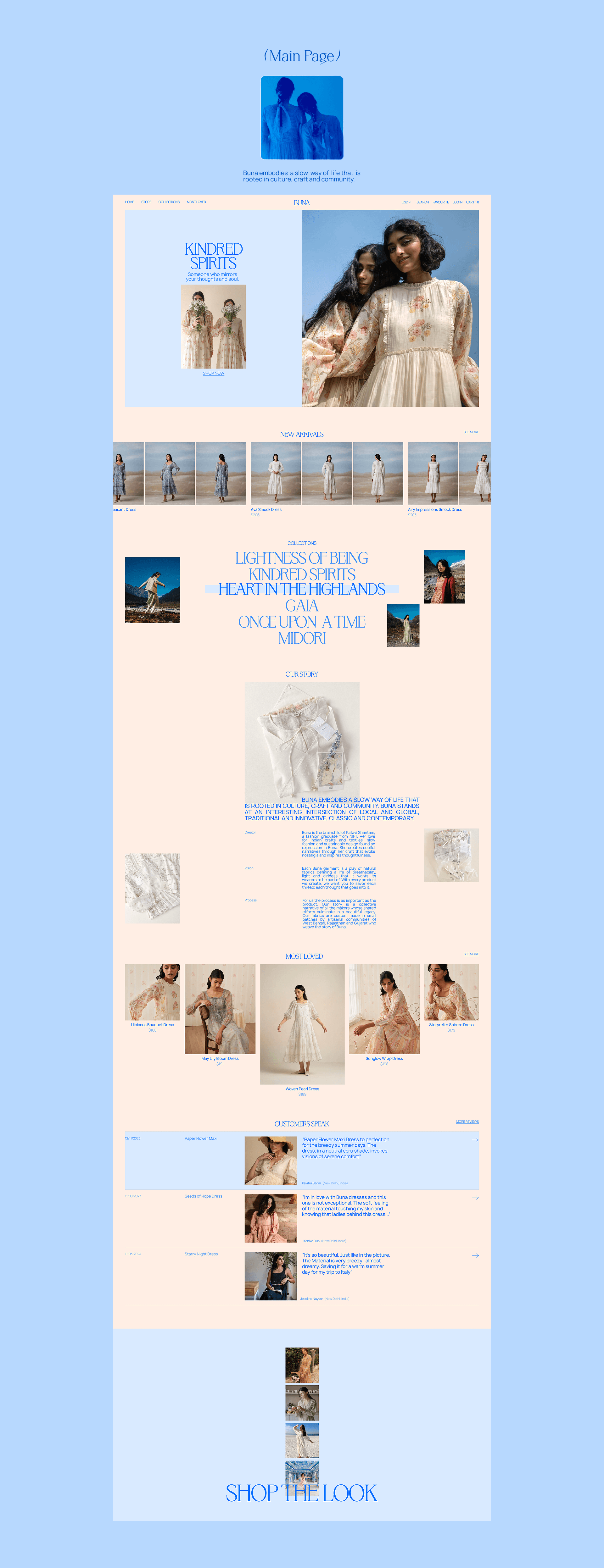 BUNA STORE | E-COMMERCE WEBSITE | REDESIGN — Изображение №3 — Интерфейсы, Брендинг на Dprofile