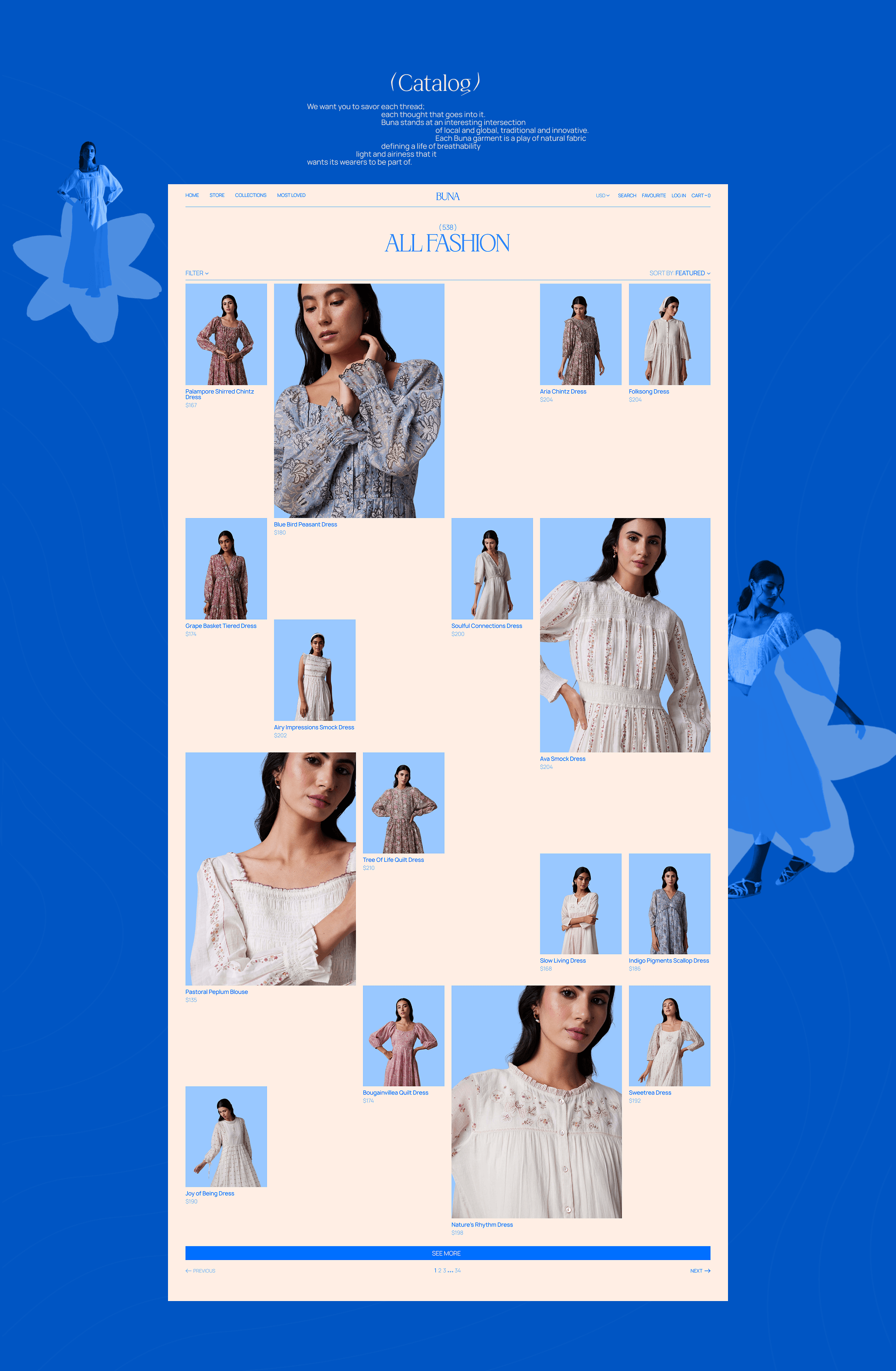 BUNA STORE | E-COMMERCE WEBSITE | REDESIGN — Изображение №5 — Интерфейсы, Брендинг на Dprofile