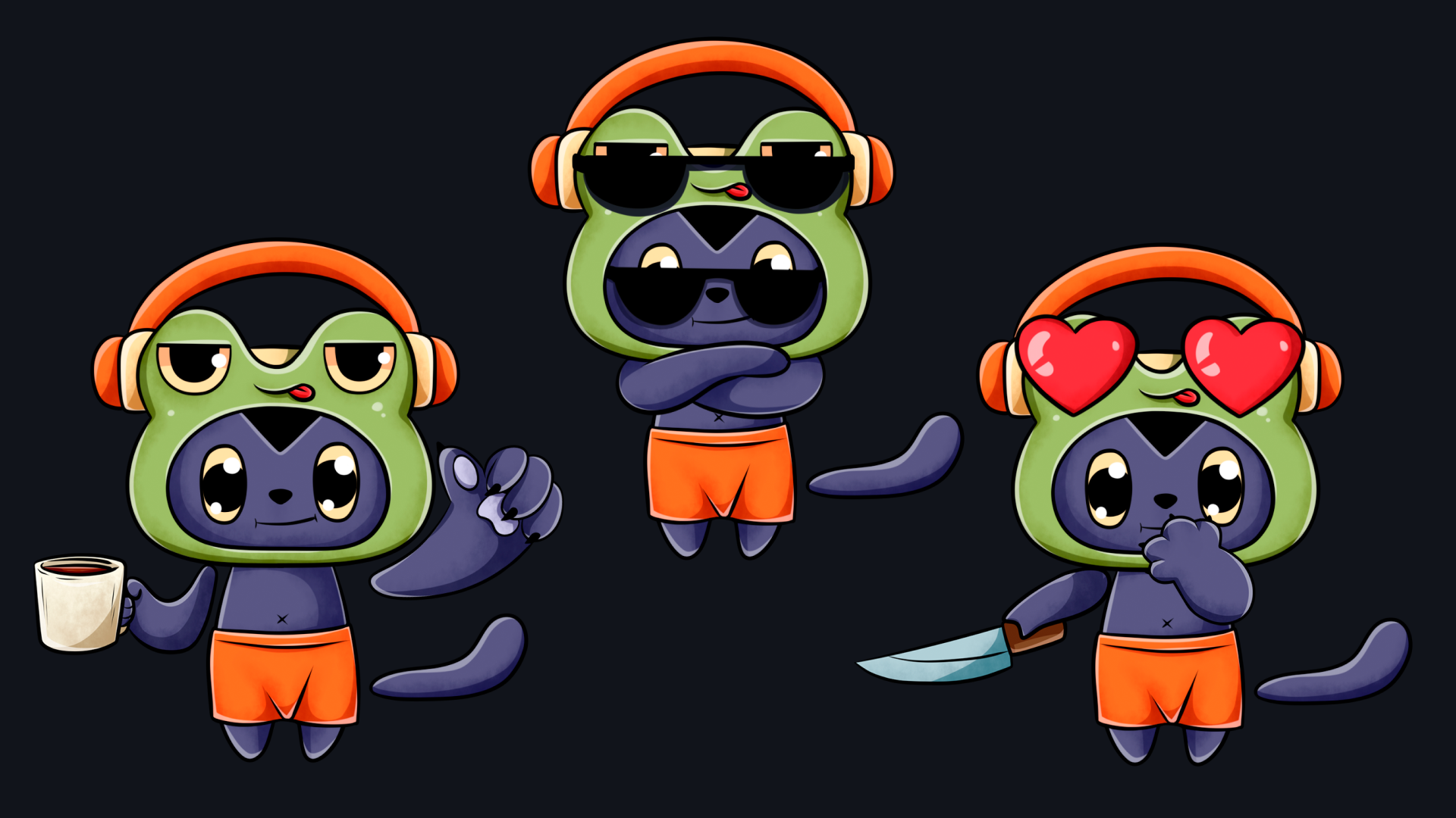 Телепорт | Маскот| Стикерпак| Teleport | Mascot Cat | Logo | — Изображение №9 — Брендинг, Иллюстрация на Dprofile