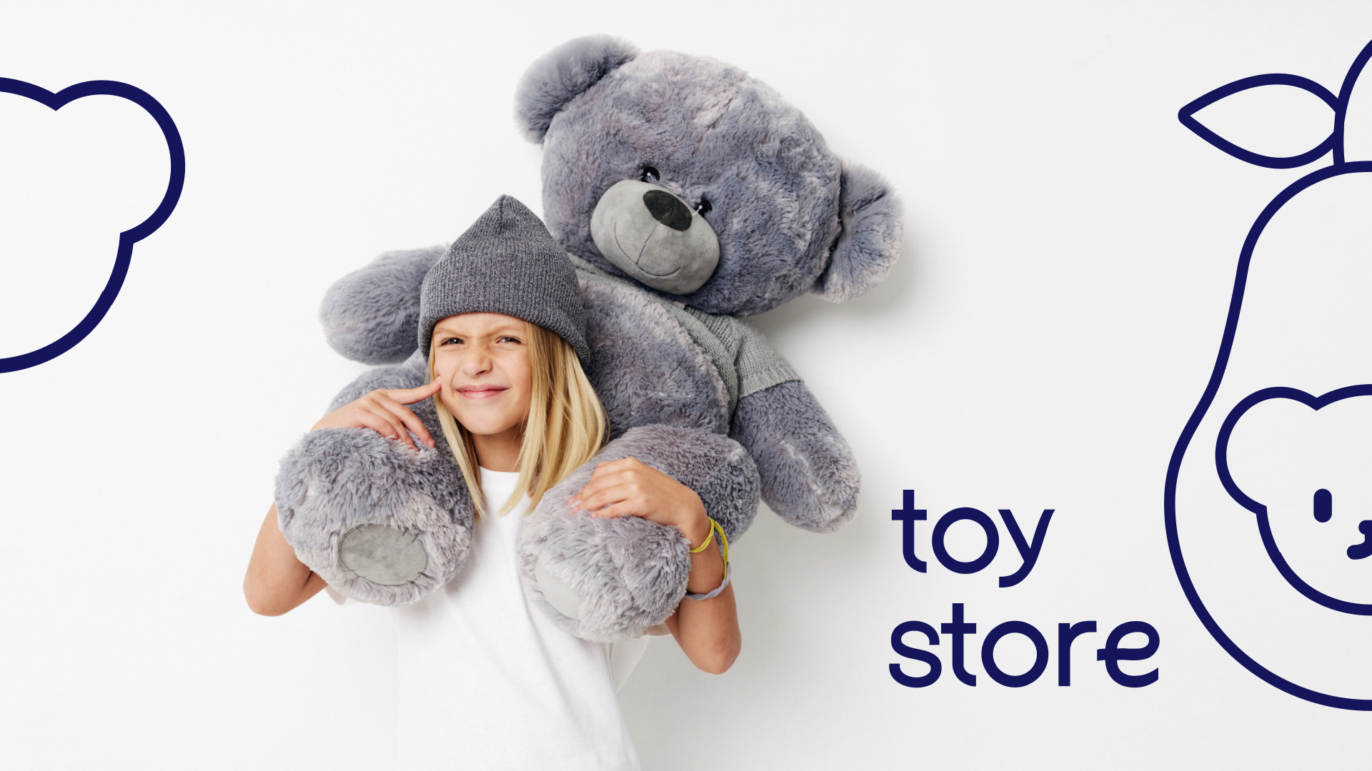 Логотип магазина игрушек «Мишки» | Logo for toy store — Изображение №1 — Брендинг, Графика на Dprofile