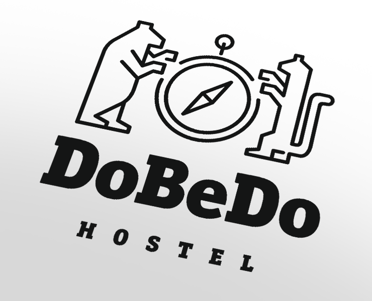 Логотип для хостела «DoBeDo» — Брендинг, Анимация на Dprofile