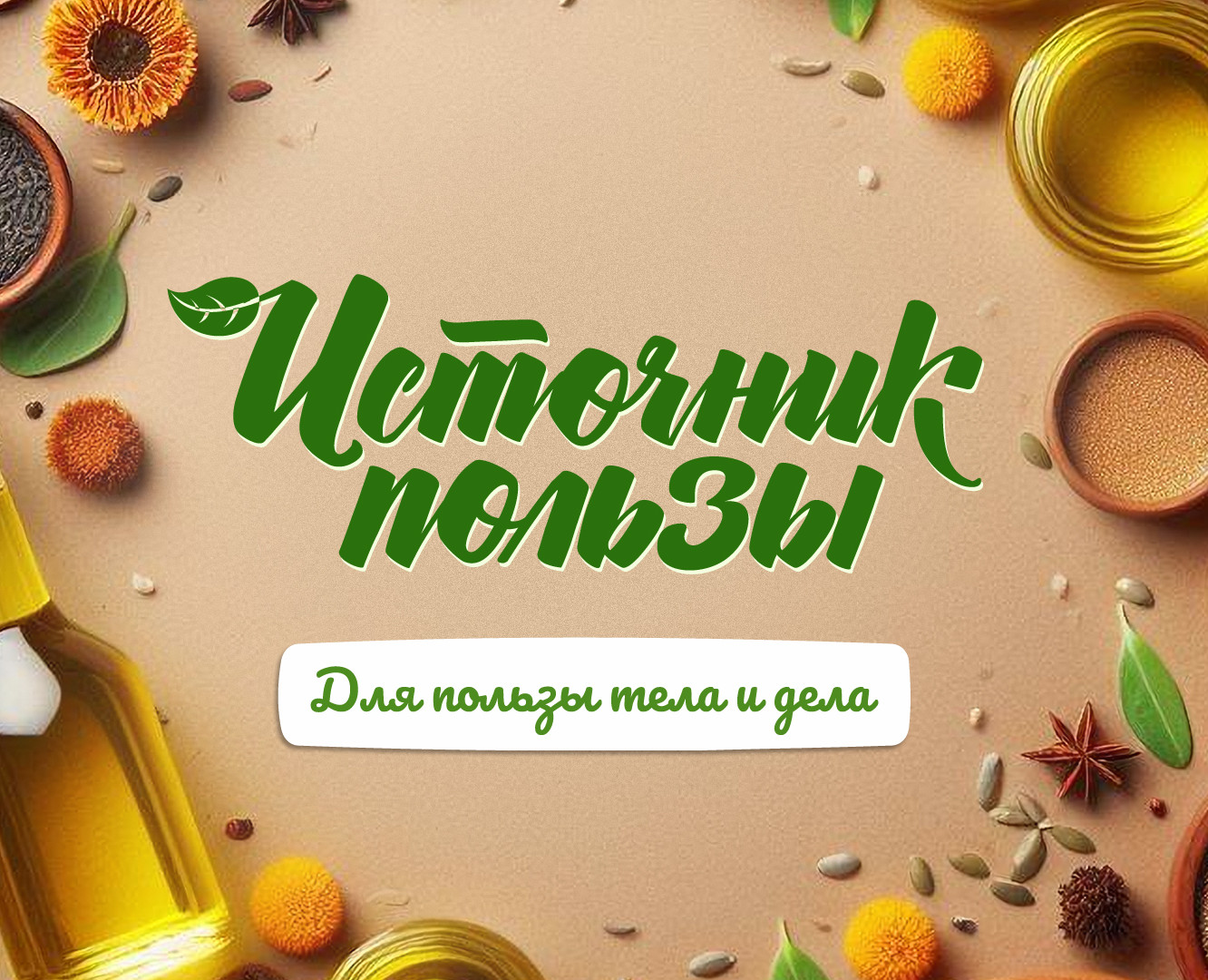 Логотип для «Источника пользы» — Брендинг, Анимация на Dprofile