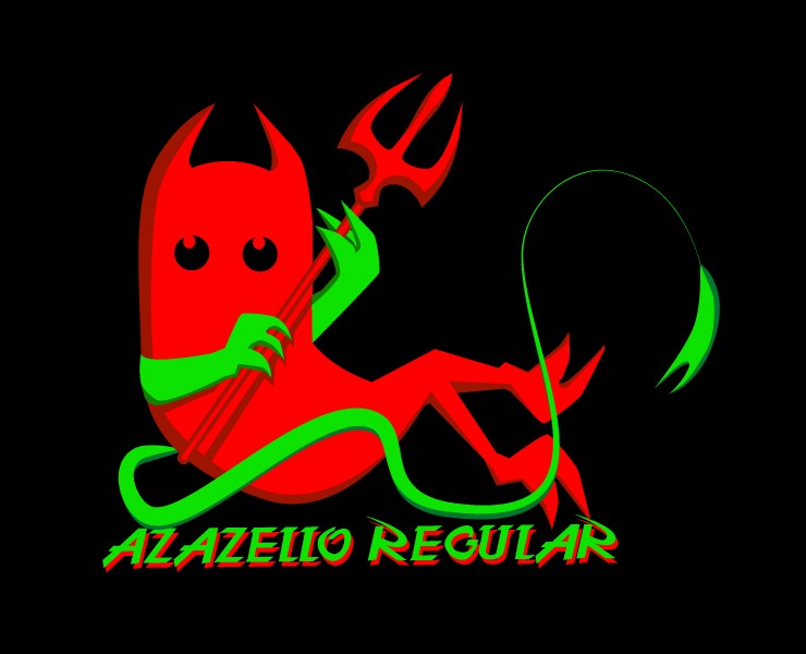 Наборный шрифт Azazello — Графика на Dprofile
