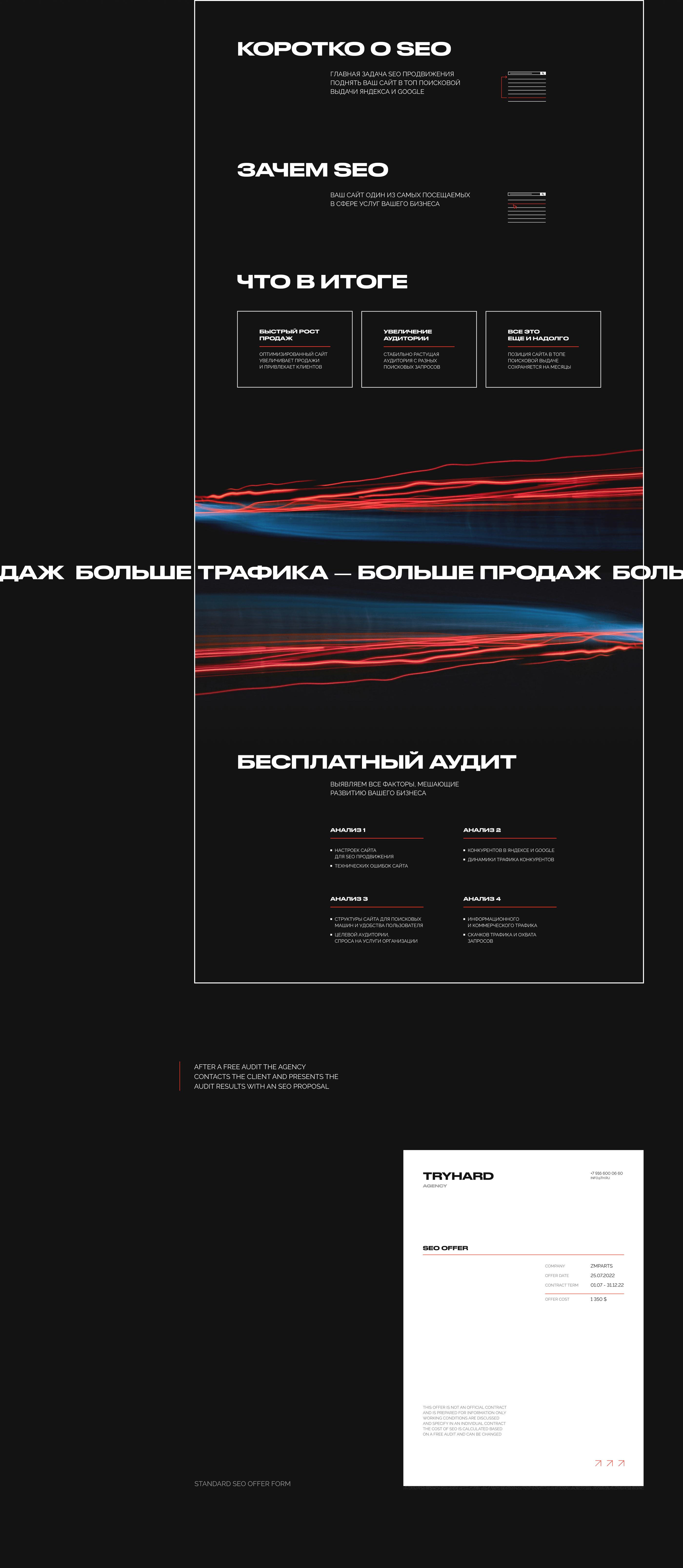 TRYHARD seo agency — Изображение №11 — Интерфейсы, Брендинг на Dprofile
