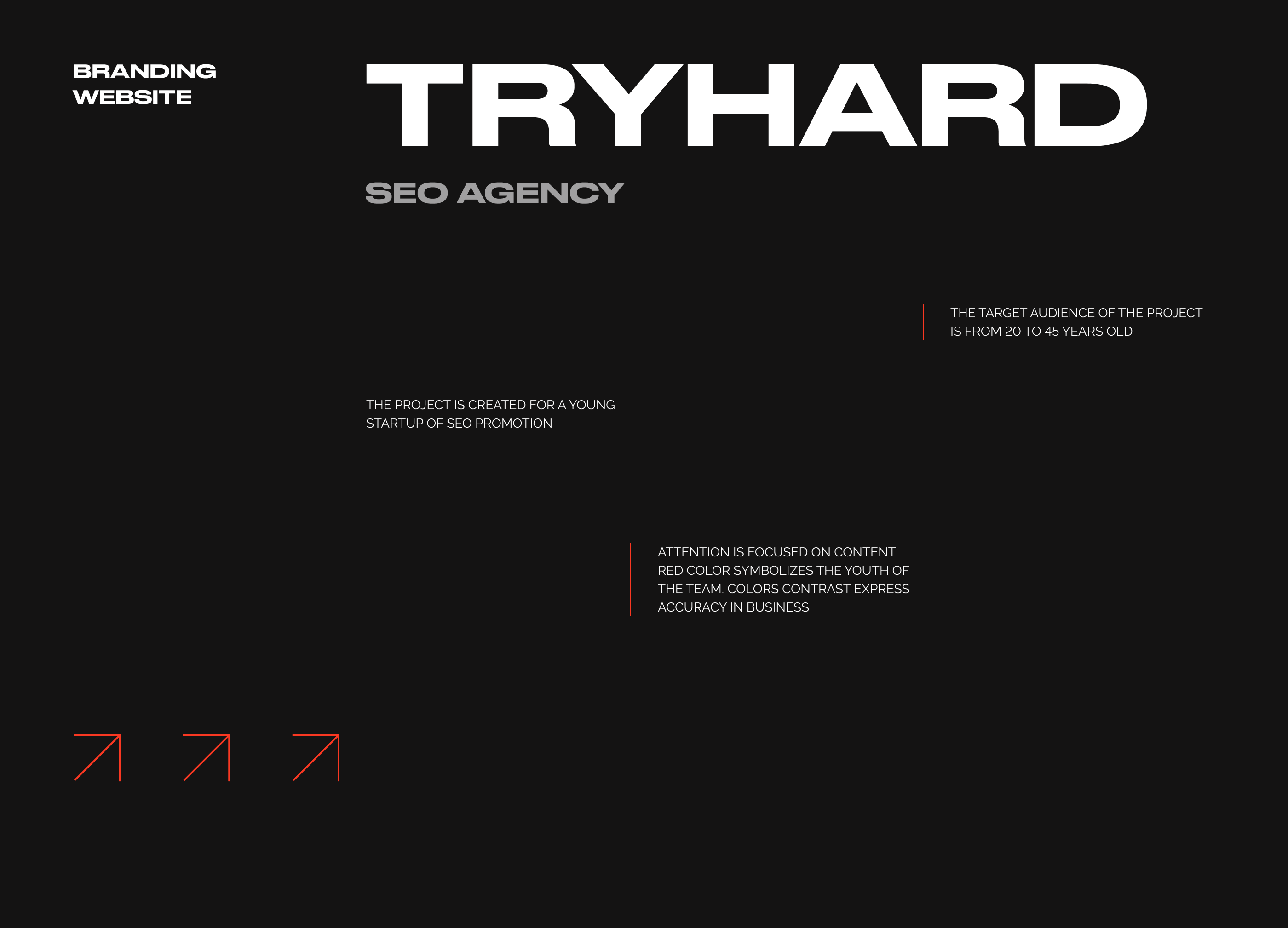 TRYHARD seo agency — Изображение №1 — Интерфейсы, Брендинг на Dprofile