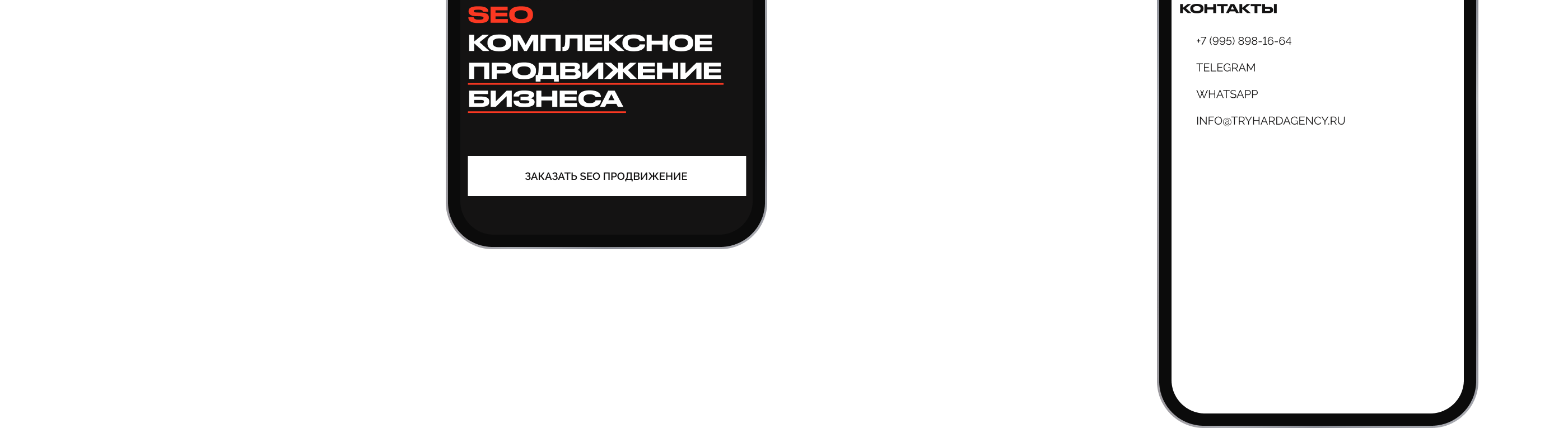 TRYHARD seo agency — Изображение №7 — Интерфейсы, Брендинг на Dprofile