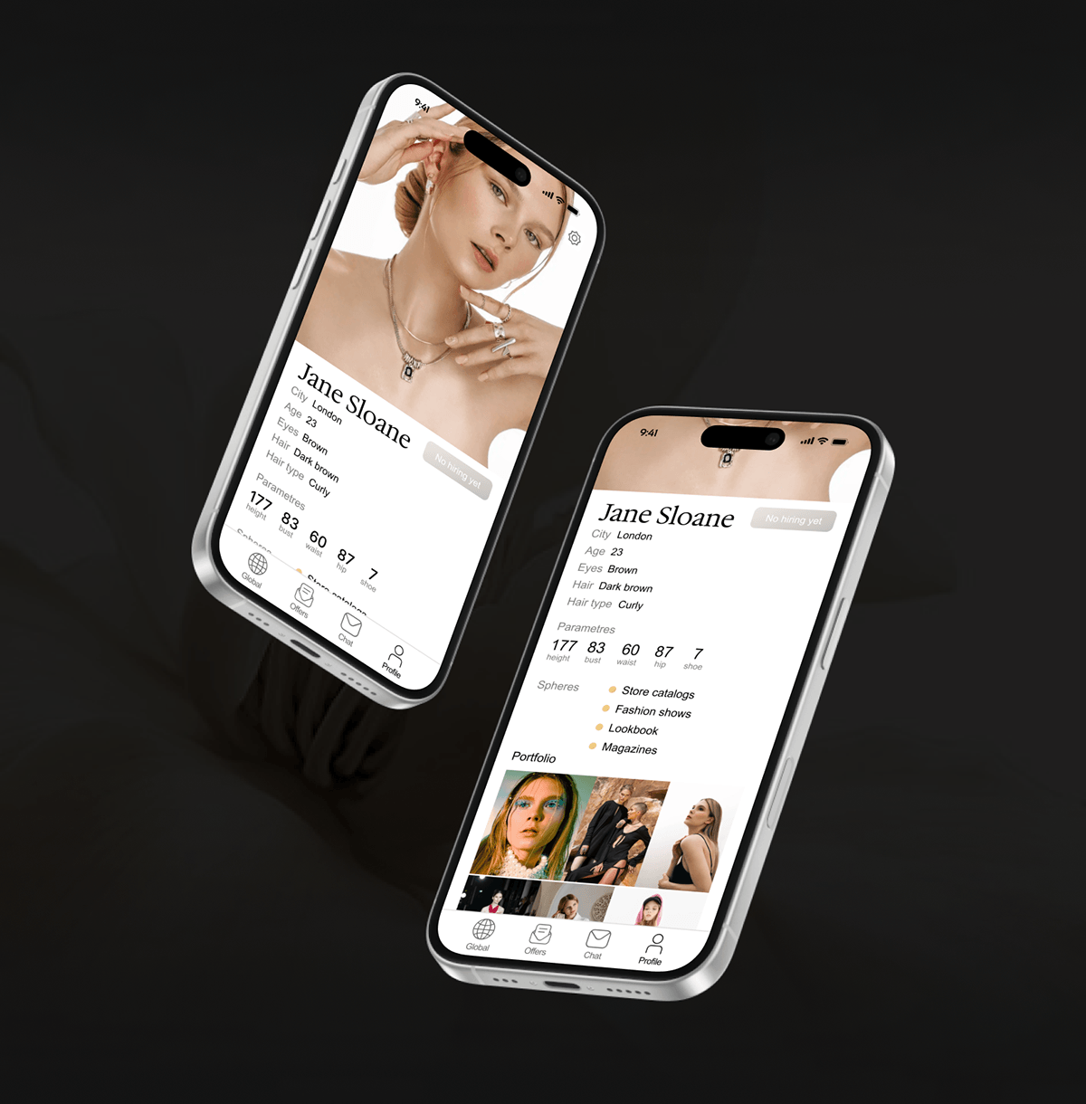 Monte model. App for models & employers — Изображение №3 — Интерфейсы на Dprofile