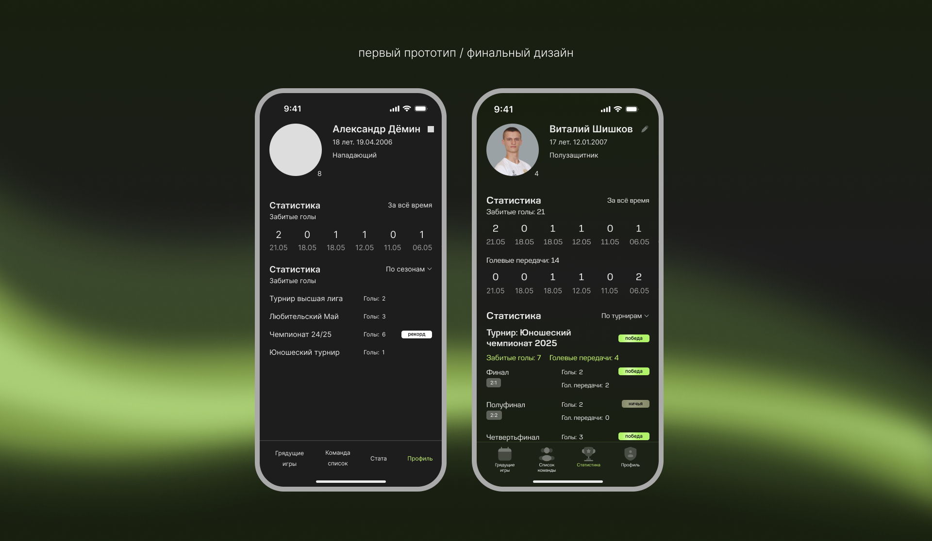 WinTrack. Sport mobile app — Изображение №10 — Интерфейсы на Dprofile